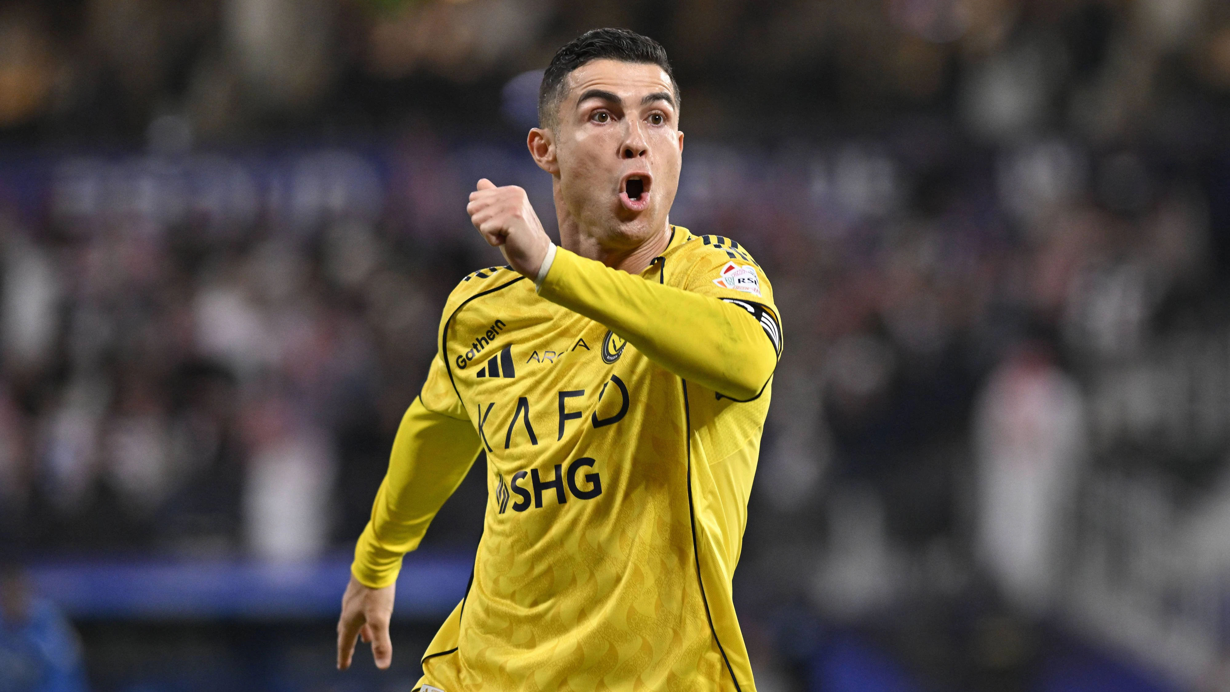 Fußball-Gigant Cristiano Ronaldo. 