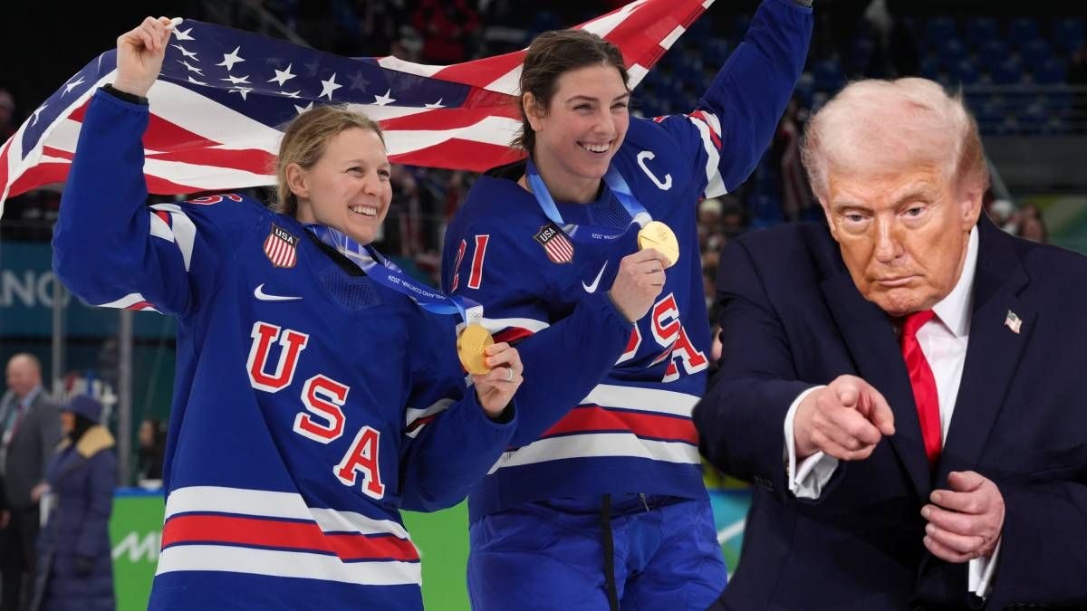 US-Teamkapitänin Hilary Knight kritisiert US-Präsident Donald Trump. 