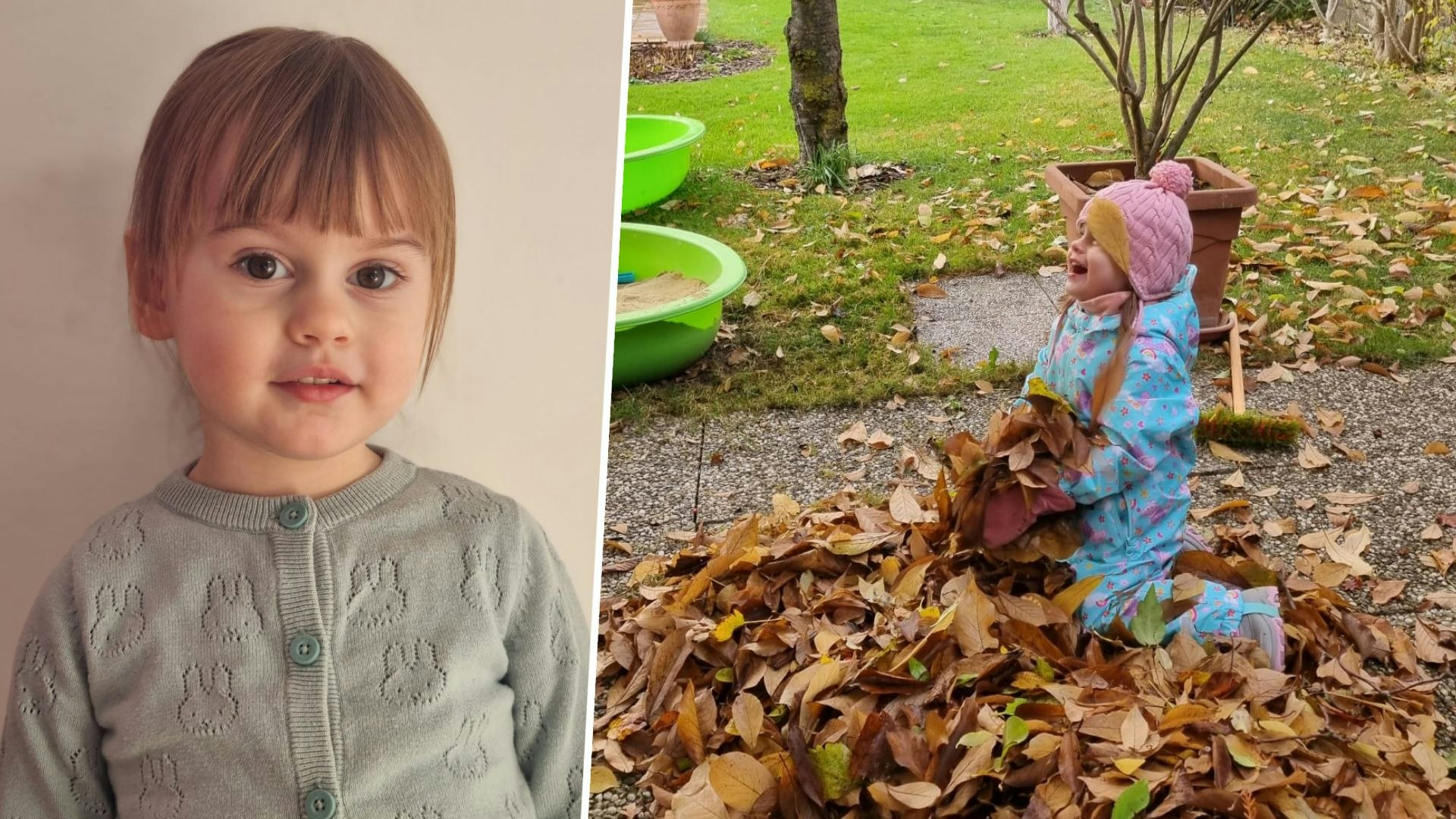 Florentina (3) spielt gern draußen, muss jetzt wegen einer seltenen Krankheit aber im Spital auf eine Stammzellenspende hoffen.