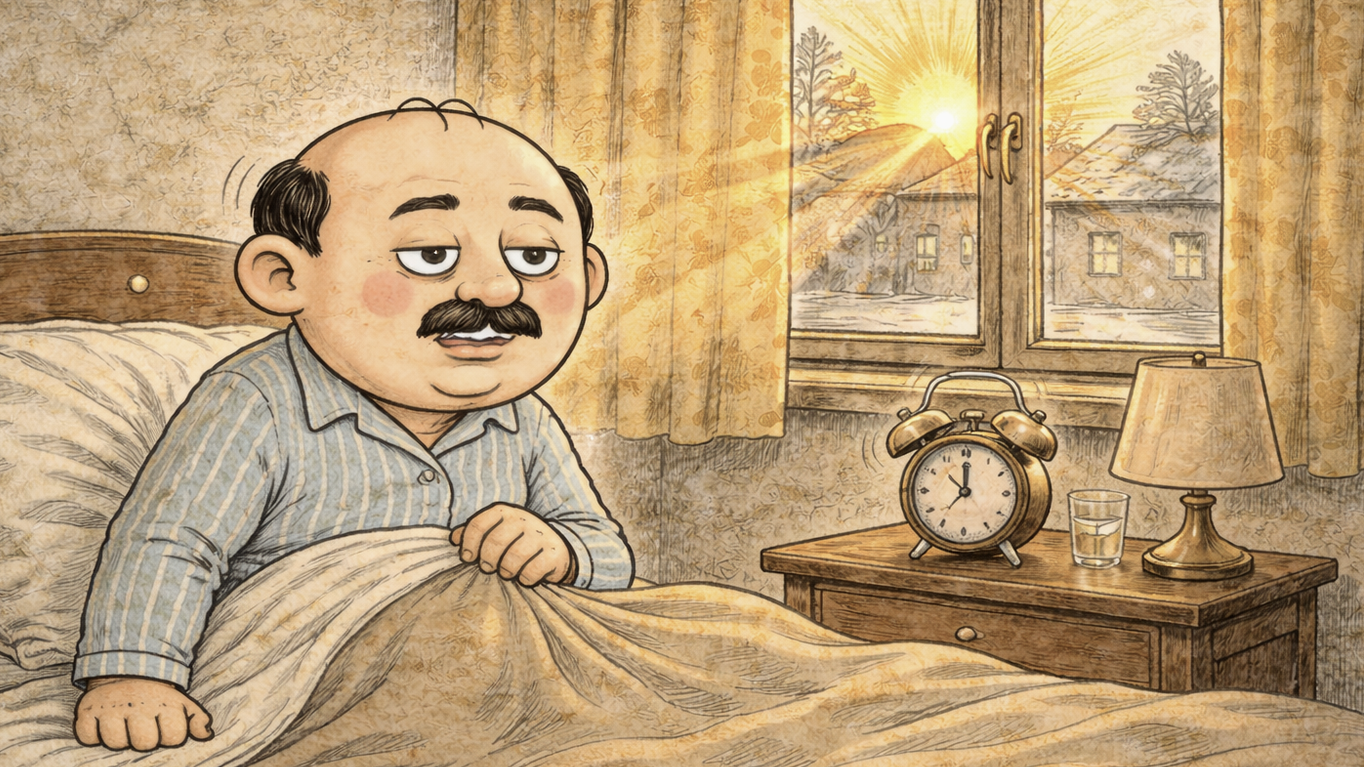 Tägliches Ärgernis: Wer stört schon wieder den Schlaf von Herlicek?