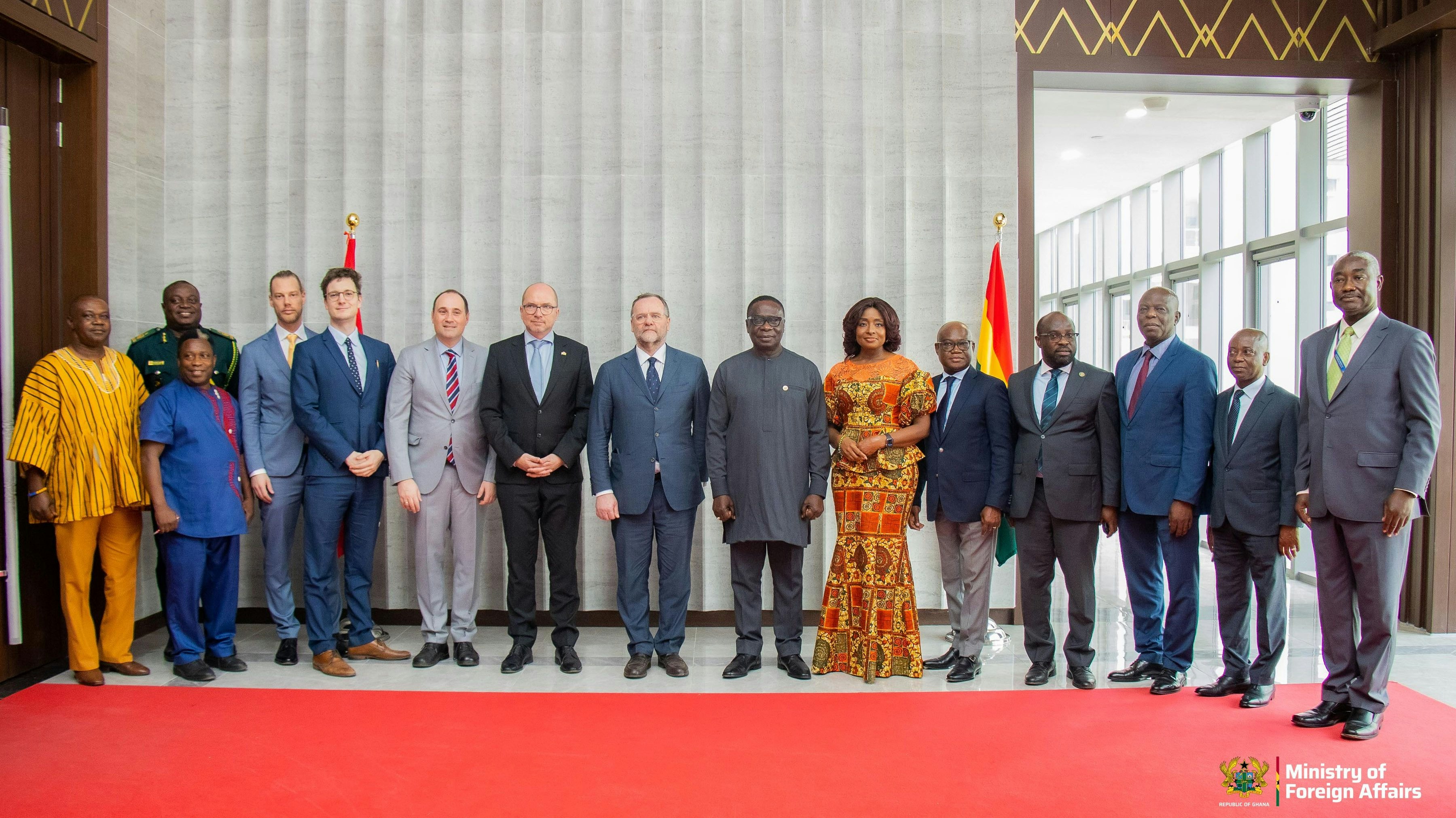 Staatssekretär Sepp Schellhorn in Ghana. 