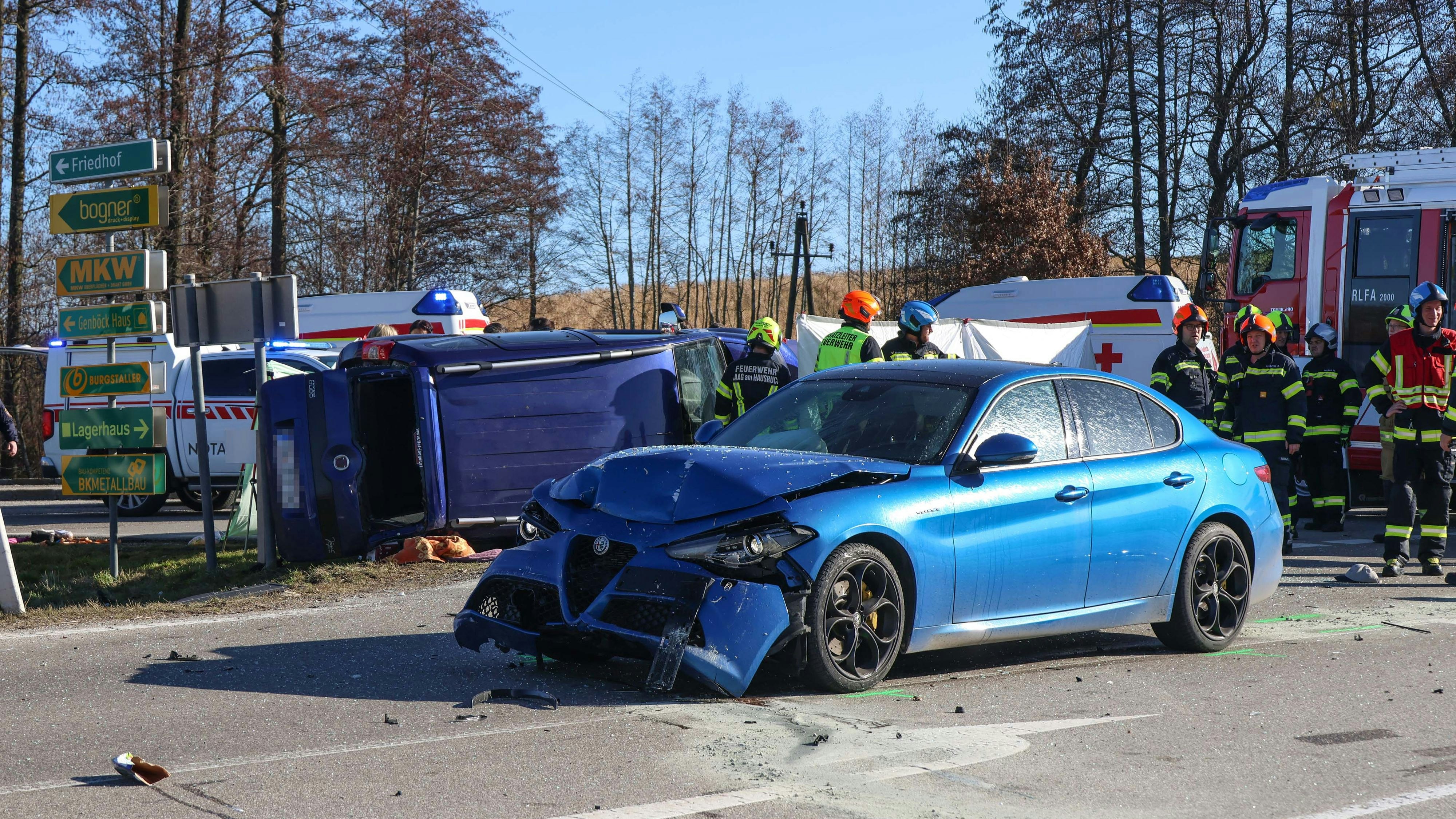Tödlicher Verkehrsunfall in Haag am Hausruck. 