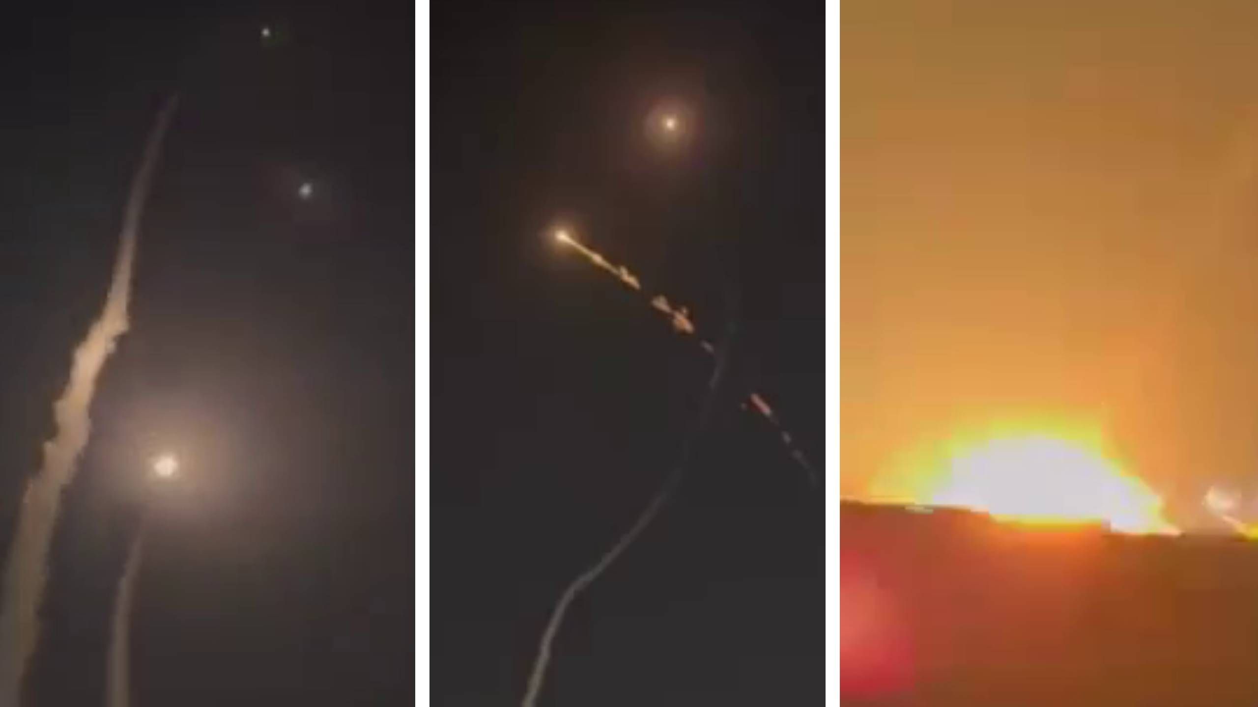 Das Video soll einen iranischen Angriff auf die Al-Udeid-Basis in Katar zeigen.