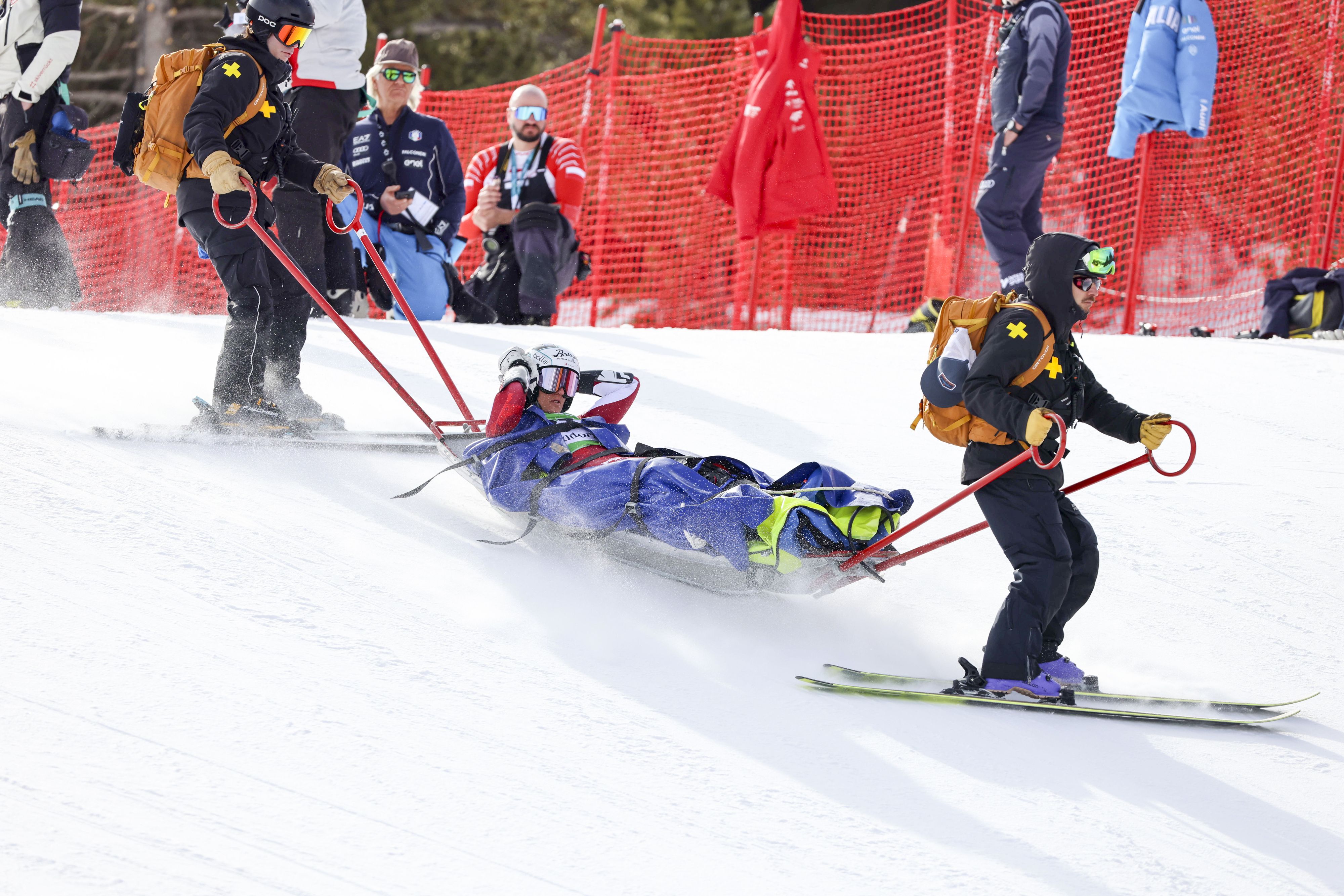 Ricarda Haaser wurde abtransportiert.