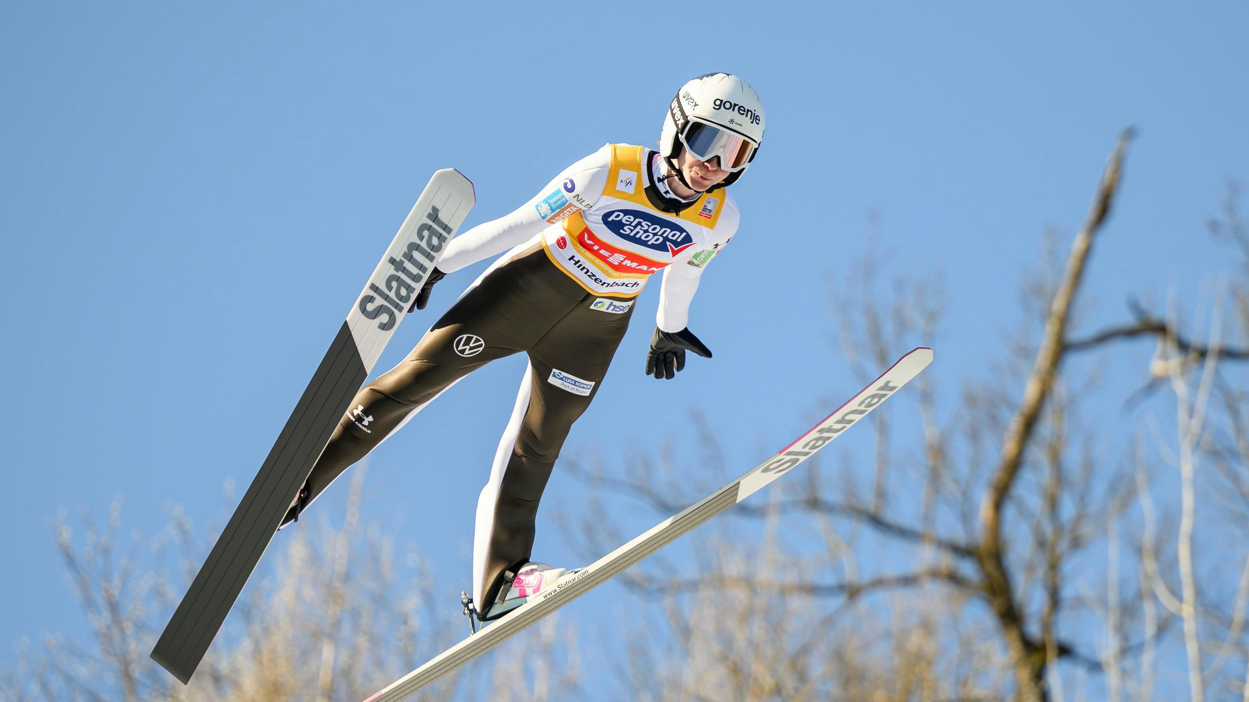 HINZENBACH,AUSTRIA,28.FEB.26 - NORDIC SKIING, SKI JUMPING - FIS World Cup, normal hill, ladies. Image shows Nika Prevc (SLO). Photo: GEPA pictures/ Christian Moser