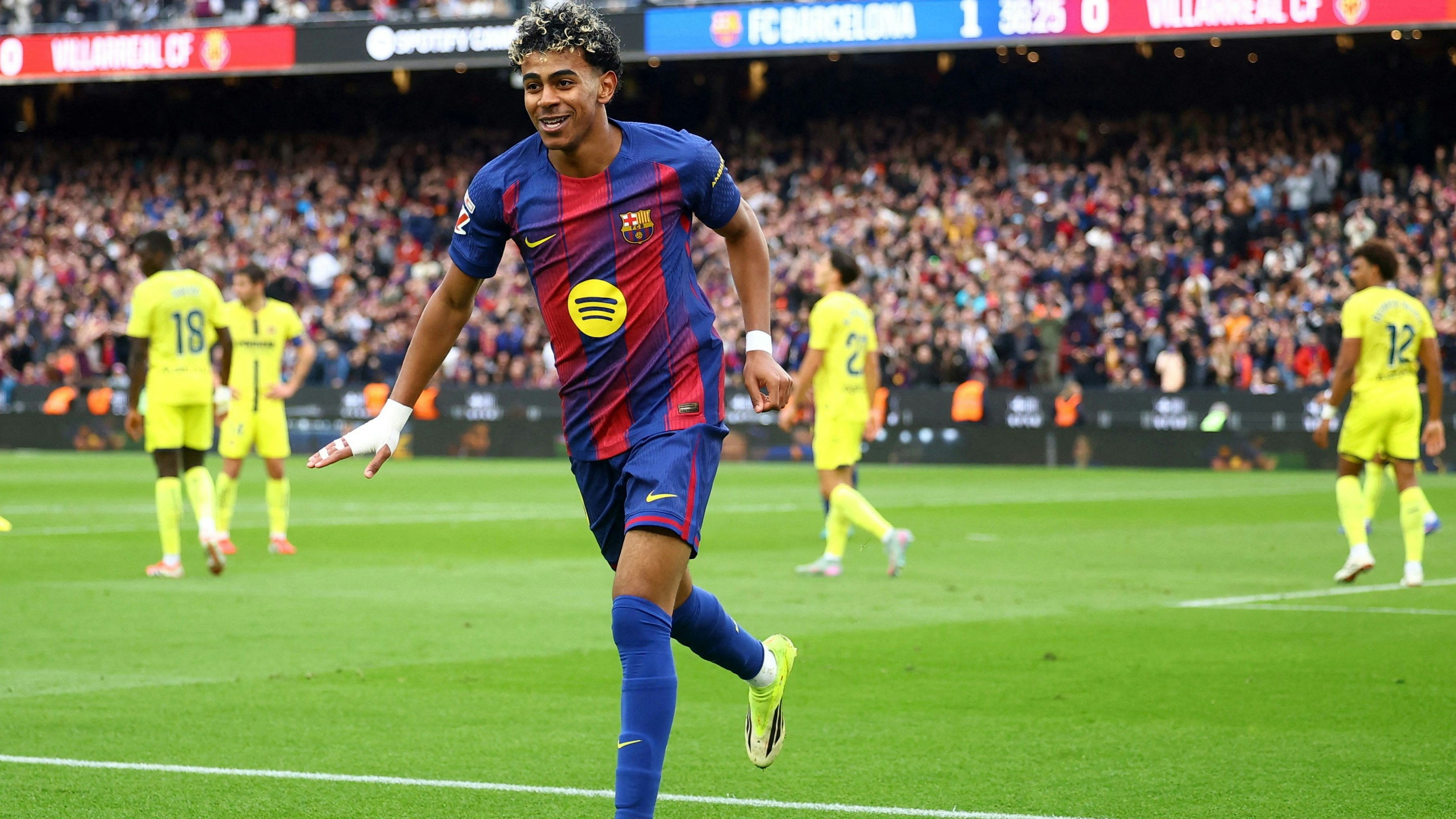 Fußball-Star Lamine Yamal. 