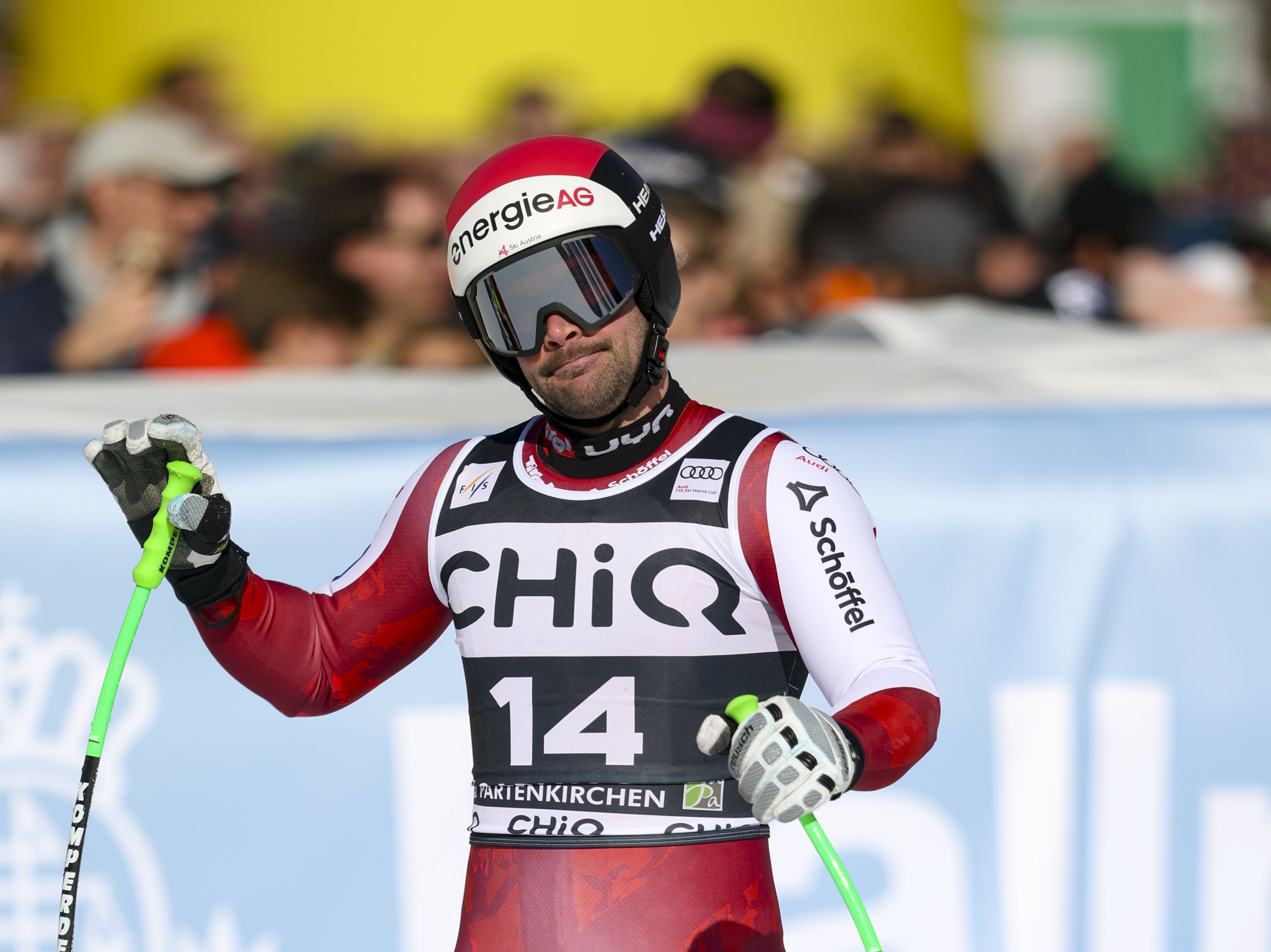 Frust bei Vincent Kriechmayr.