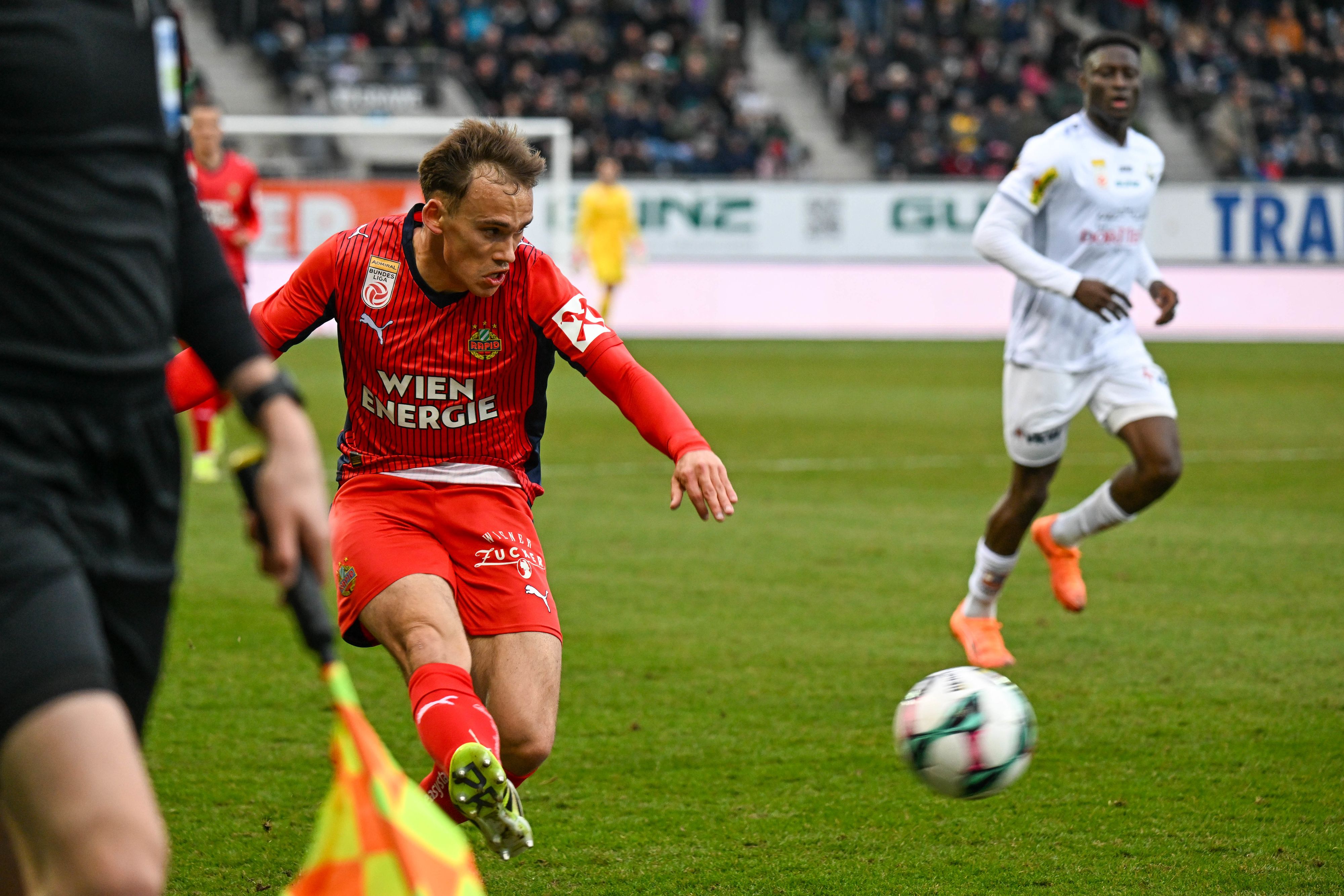 Nikolaus Wurmbrand war einmal mehr ein Aktivposten im Rapid-Spiel.