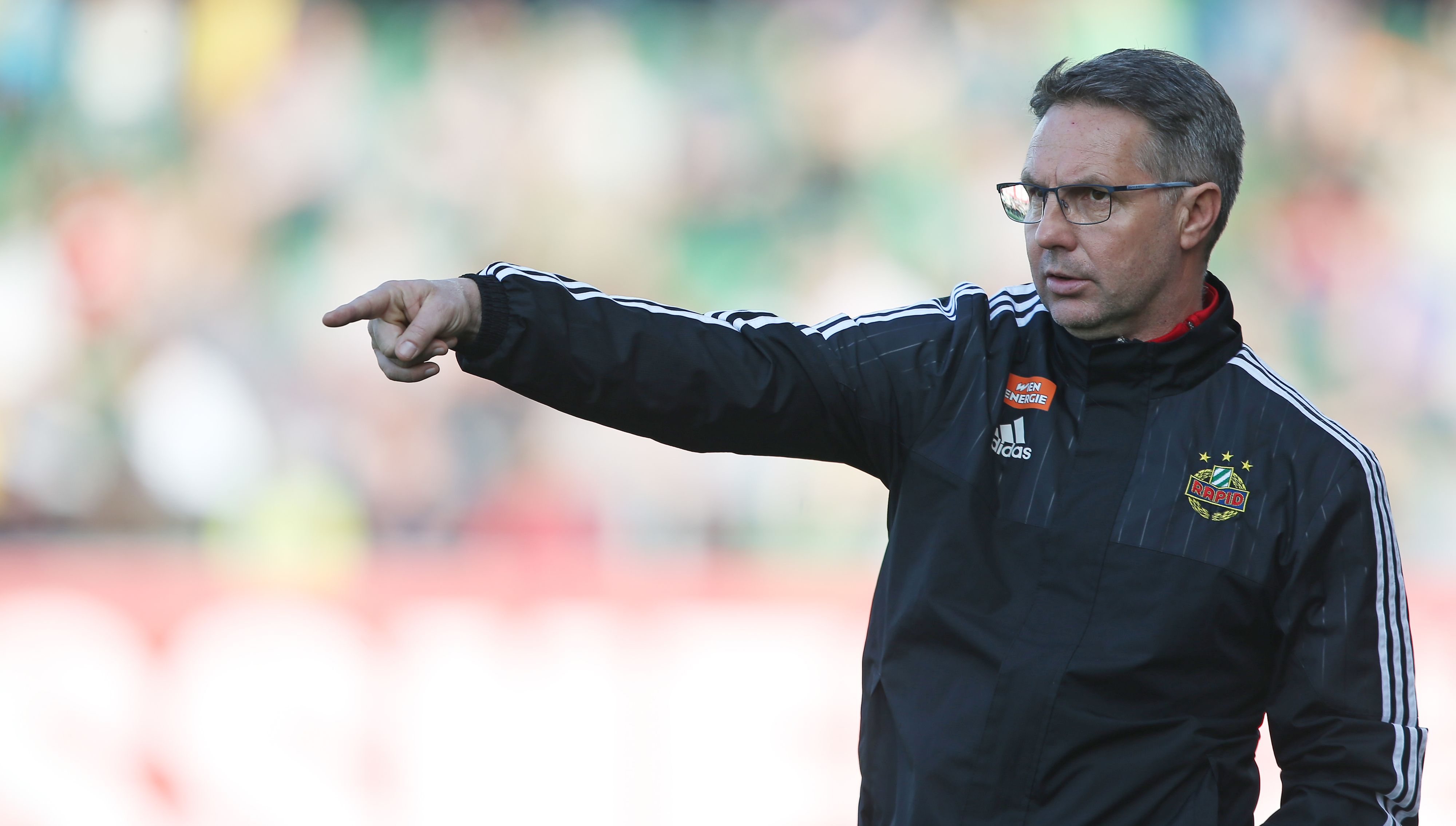 Damir Canadi als Trainer bei Rapid