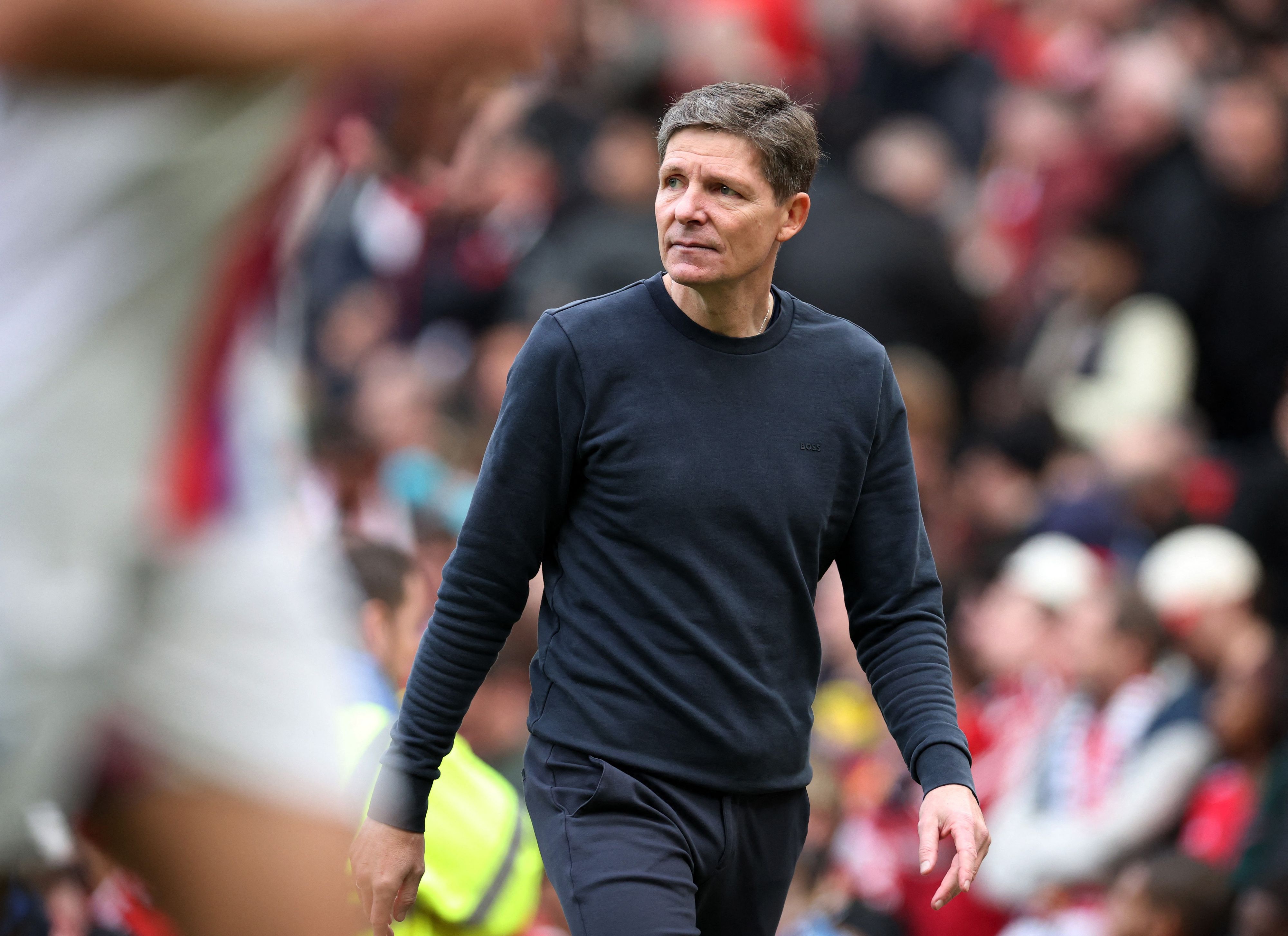 Oliver Glasner verliert mit Crystal Palace unglücklich bei Manchester United. 