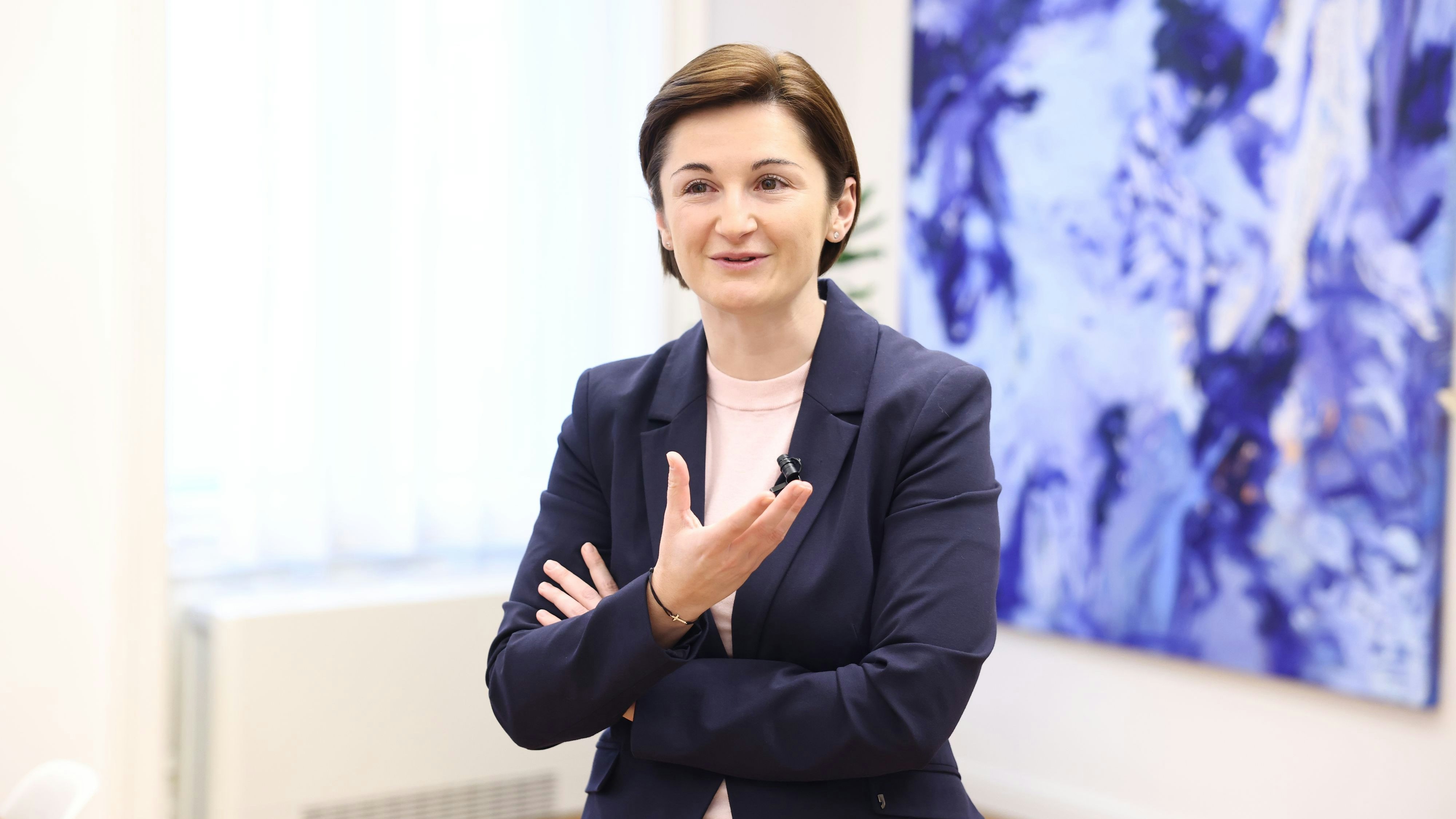 Die Salzburger FPÖ-Chefin Marlene Svazek zu Besuch bei "Heute".