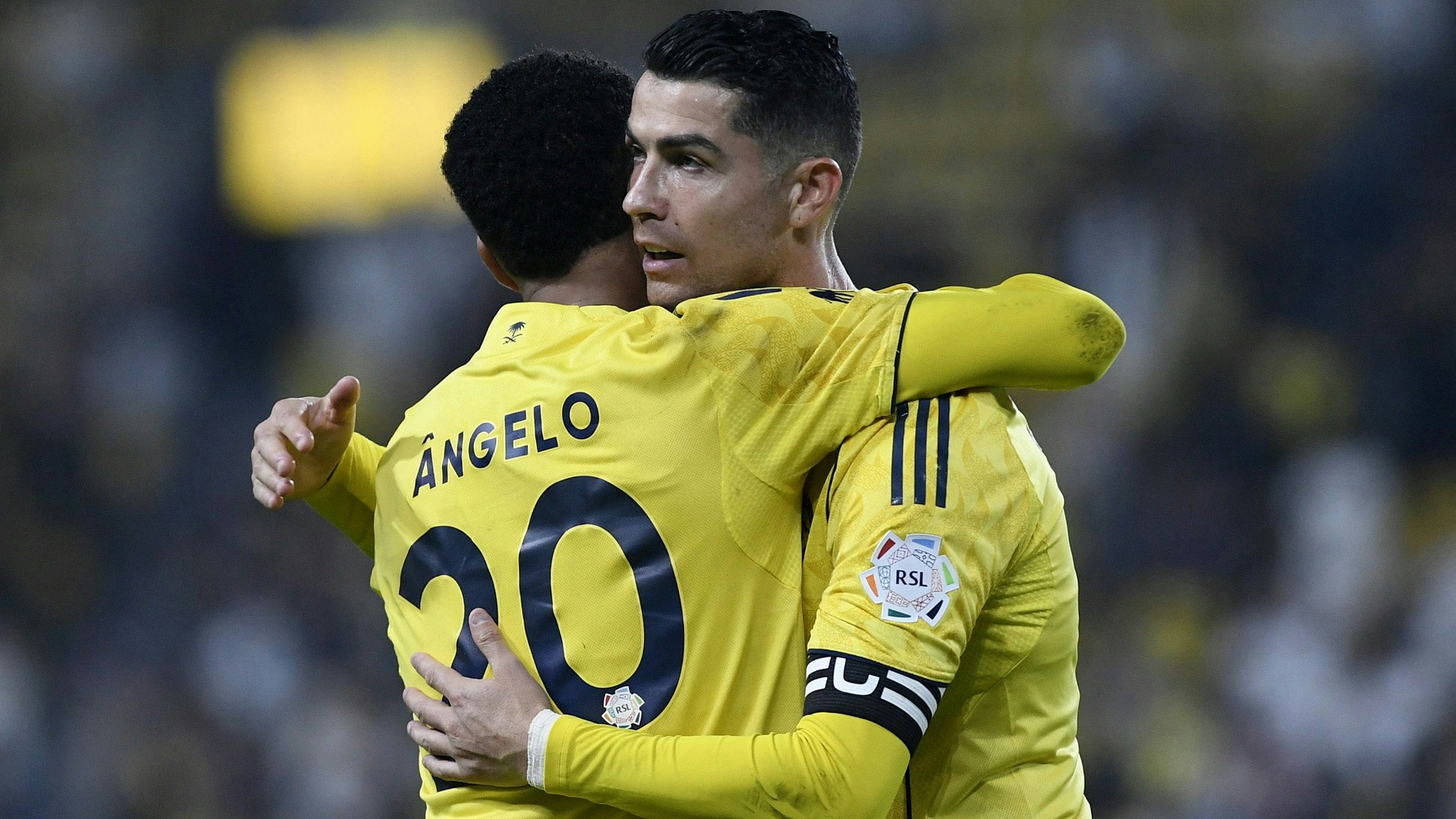 Cristiano Ronaldo mit Al-Nassr-Kollege Angelo Gabriel