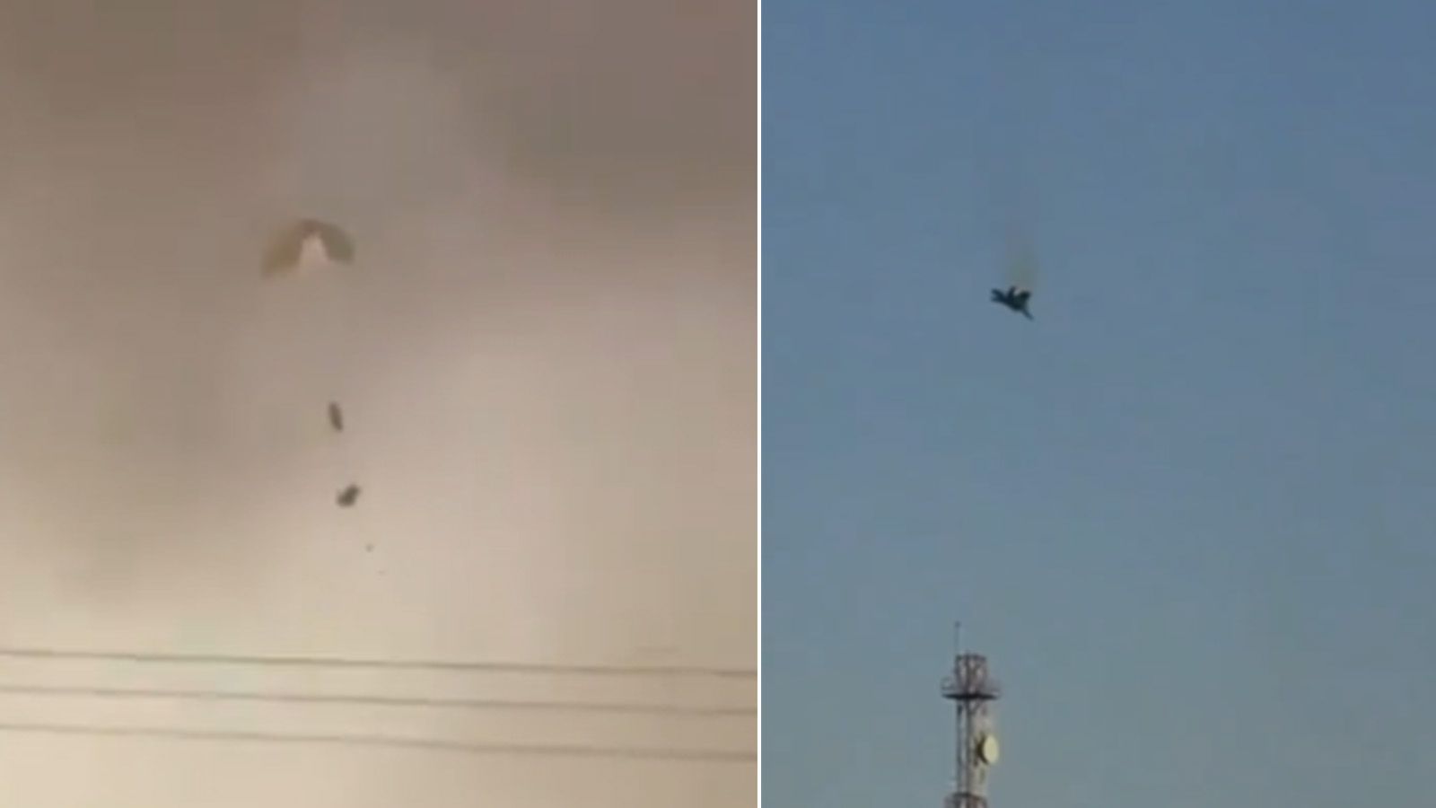 Mehrere US-Jets sind in Kuwait abgestürzt - die Besatzung überlebte.