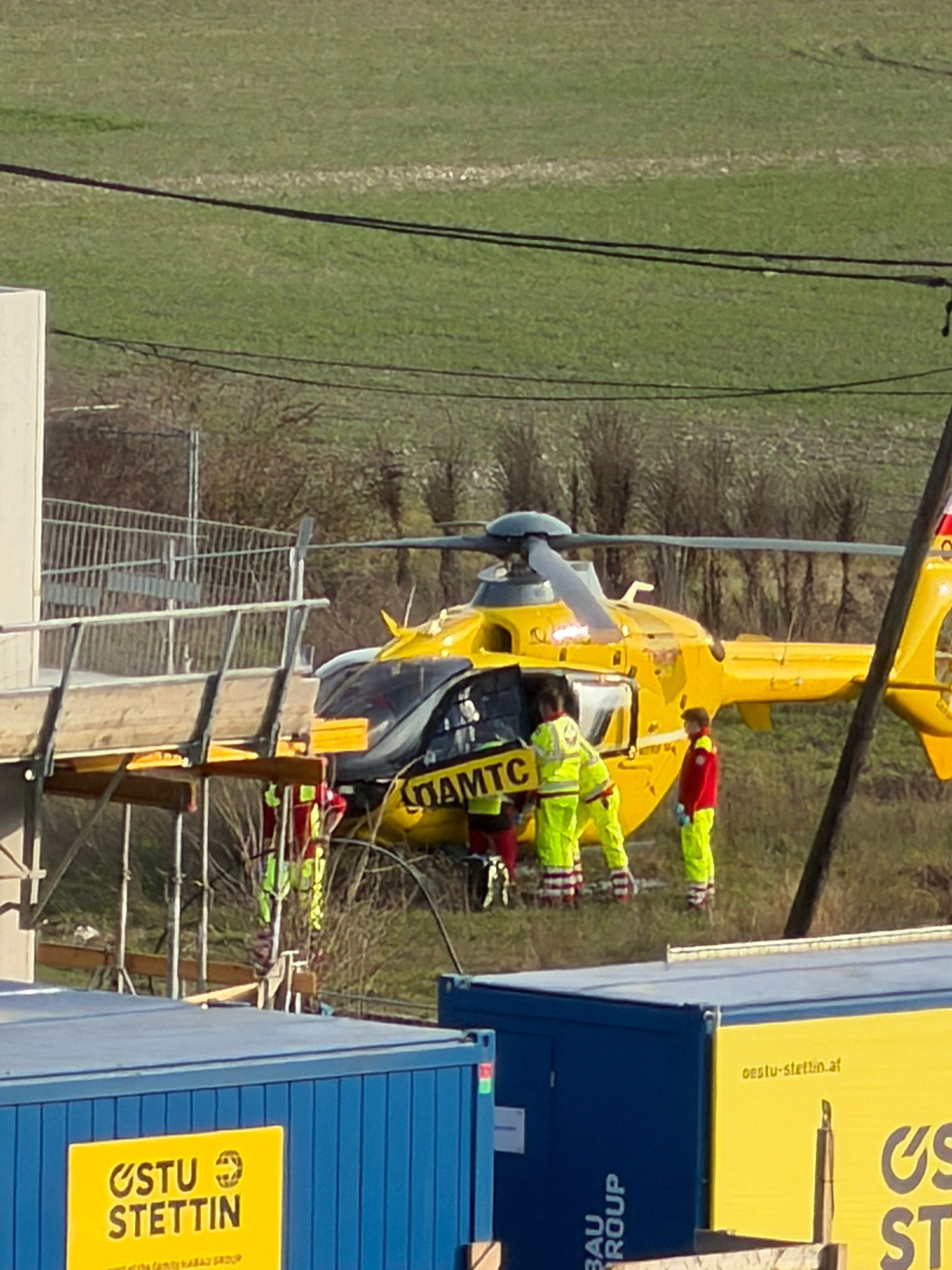 Schwerer Arbeitsunfall in der Wiener Donaustadt