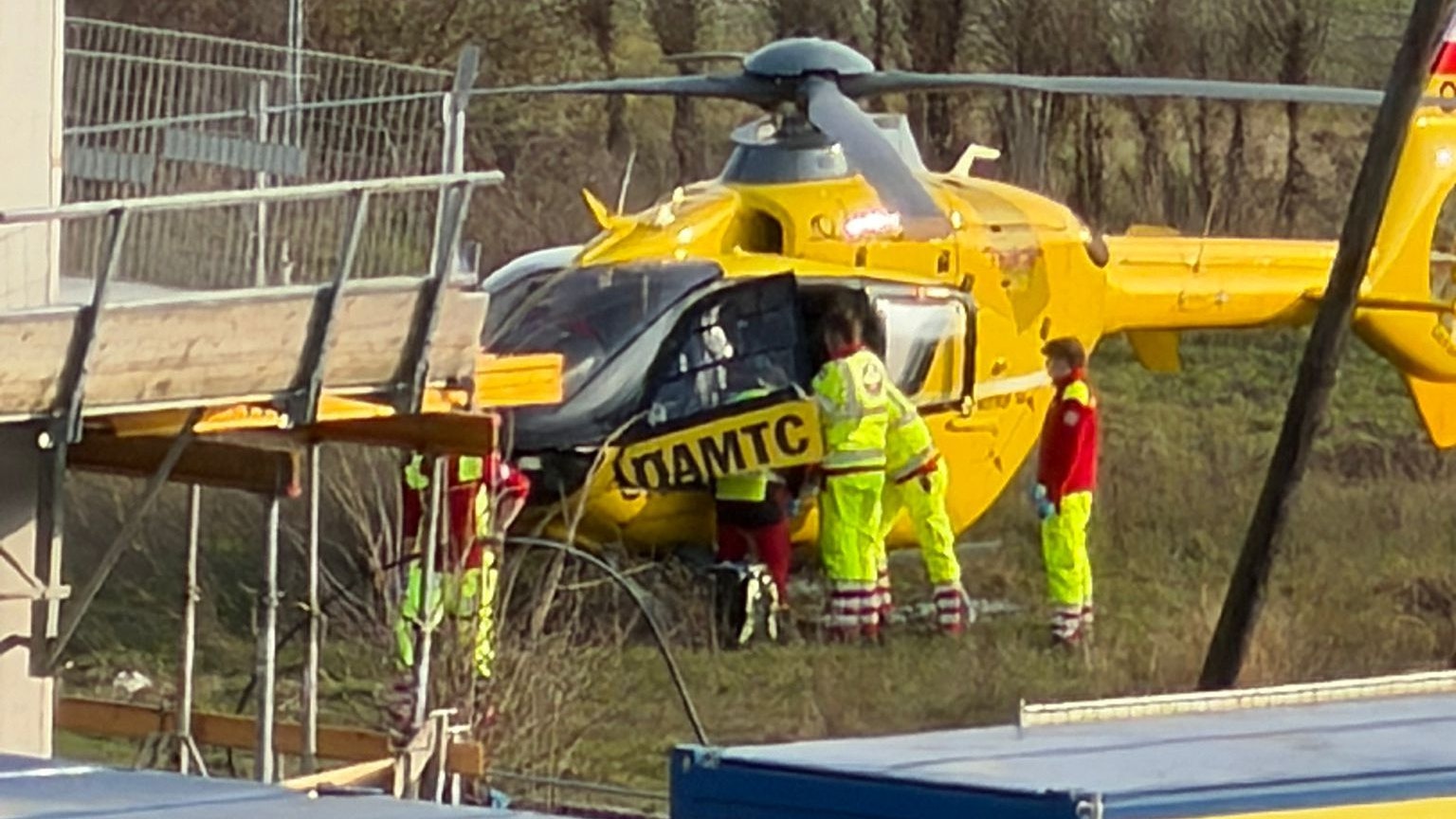 Schwerer Arbeitsunfall in der Wiener Donaustadt