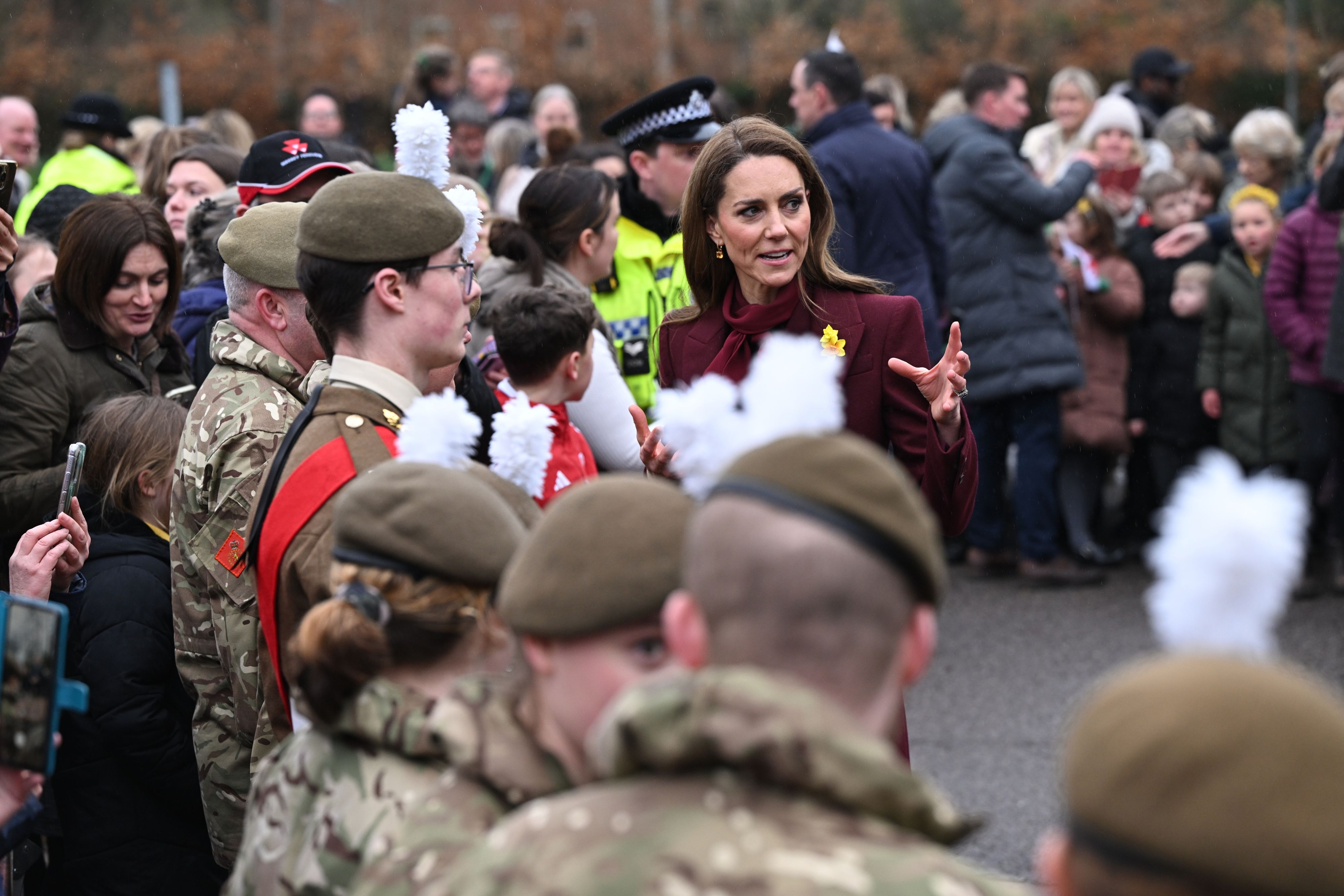 Prinzessin Kate zu den Feierlichkeiten vor dem St. David's Day. 