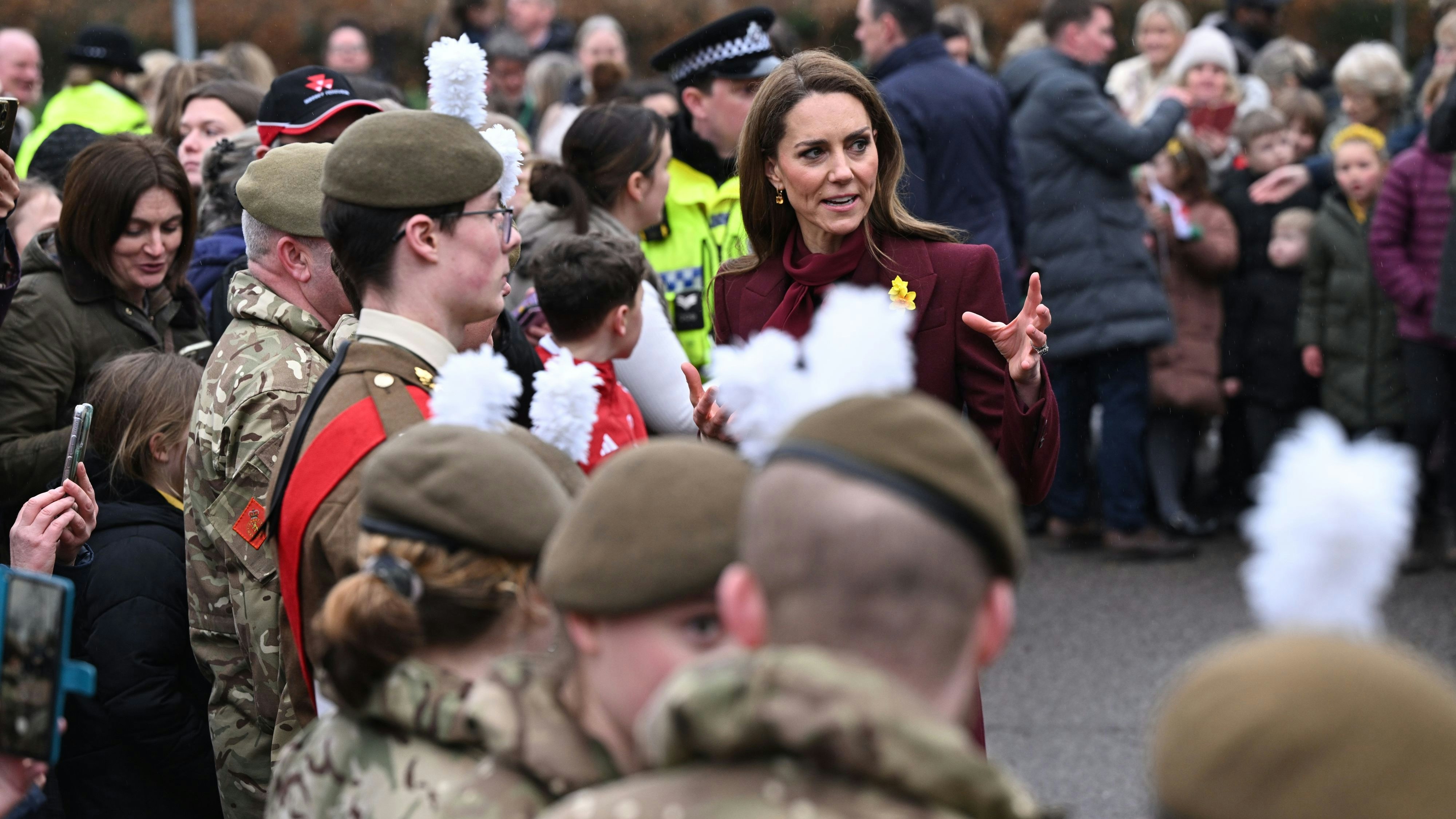 Prinzessin Kate zu den Feierlichkeiten vor dem St. David's Day. 