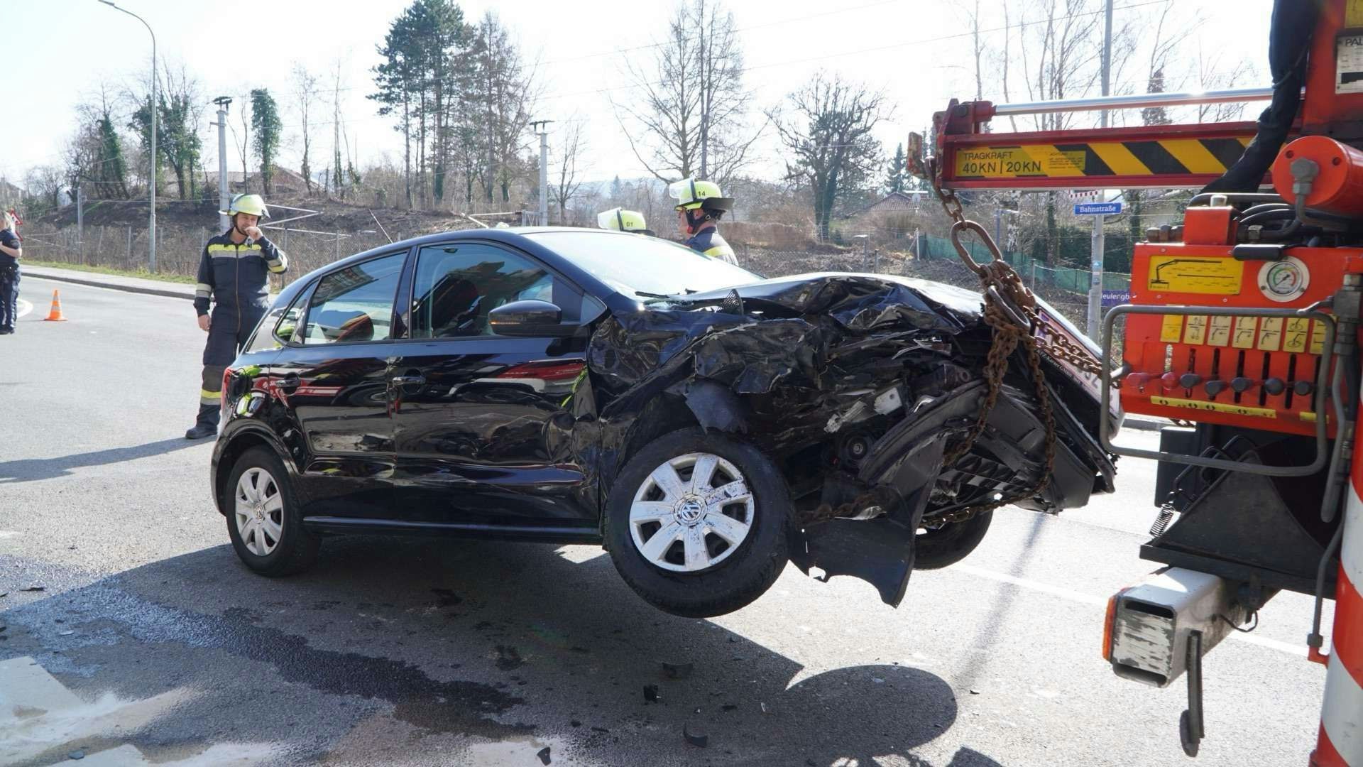 Verkehrsunfall auf der B44 in Neulengbach