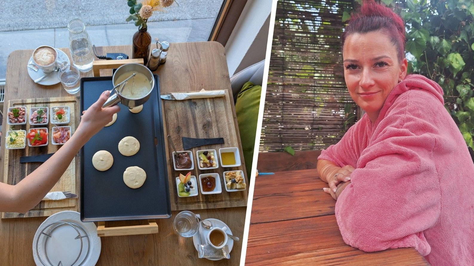 Heute.at - Pancake-Raclette: Hier musst du Desserts selber machen