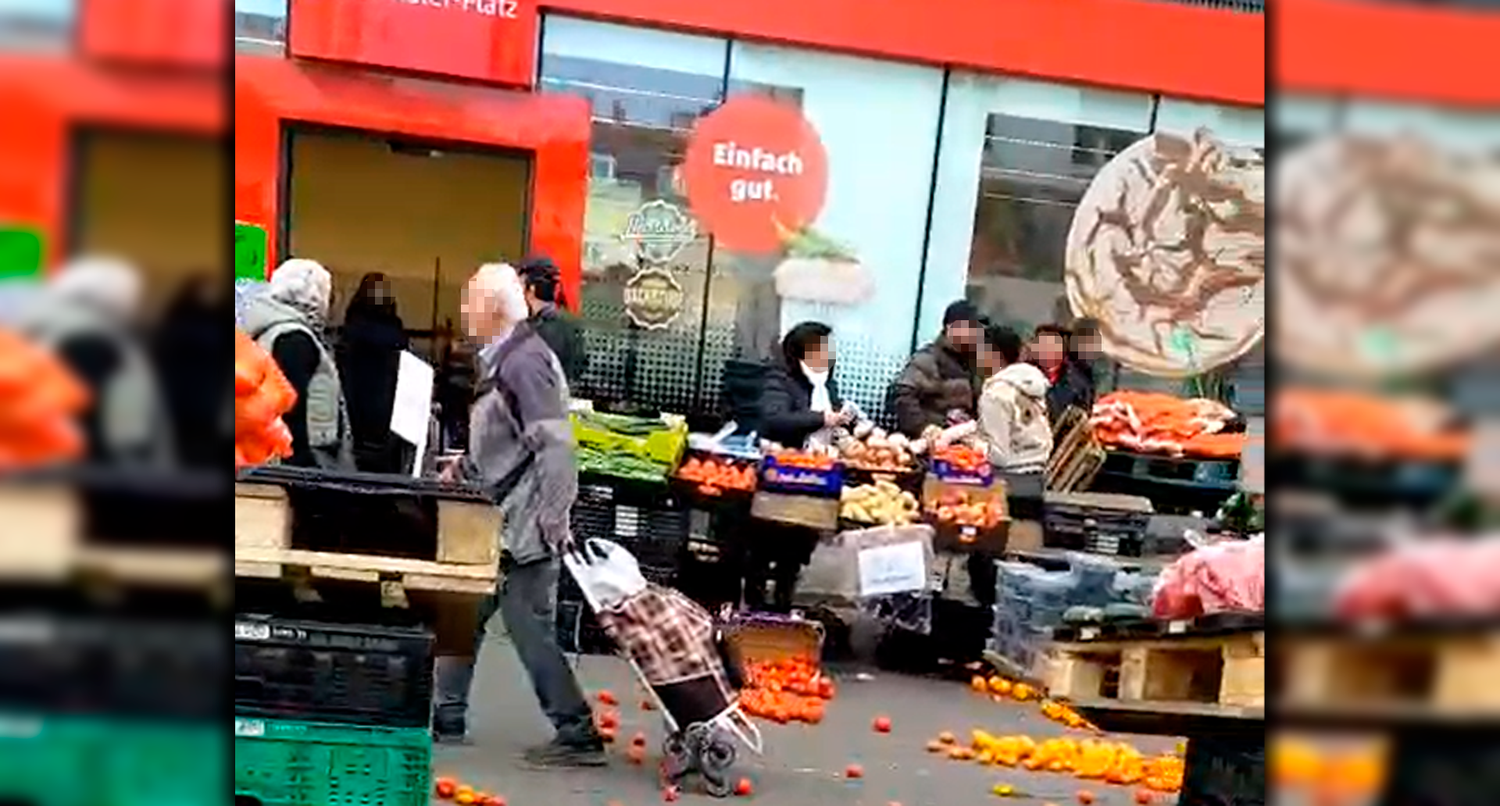 Heftiger Streit mitten am Viktor-Adler-Markt (Wien-Favoriten)