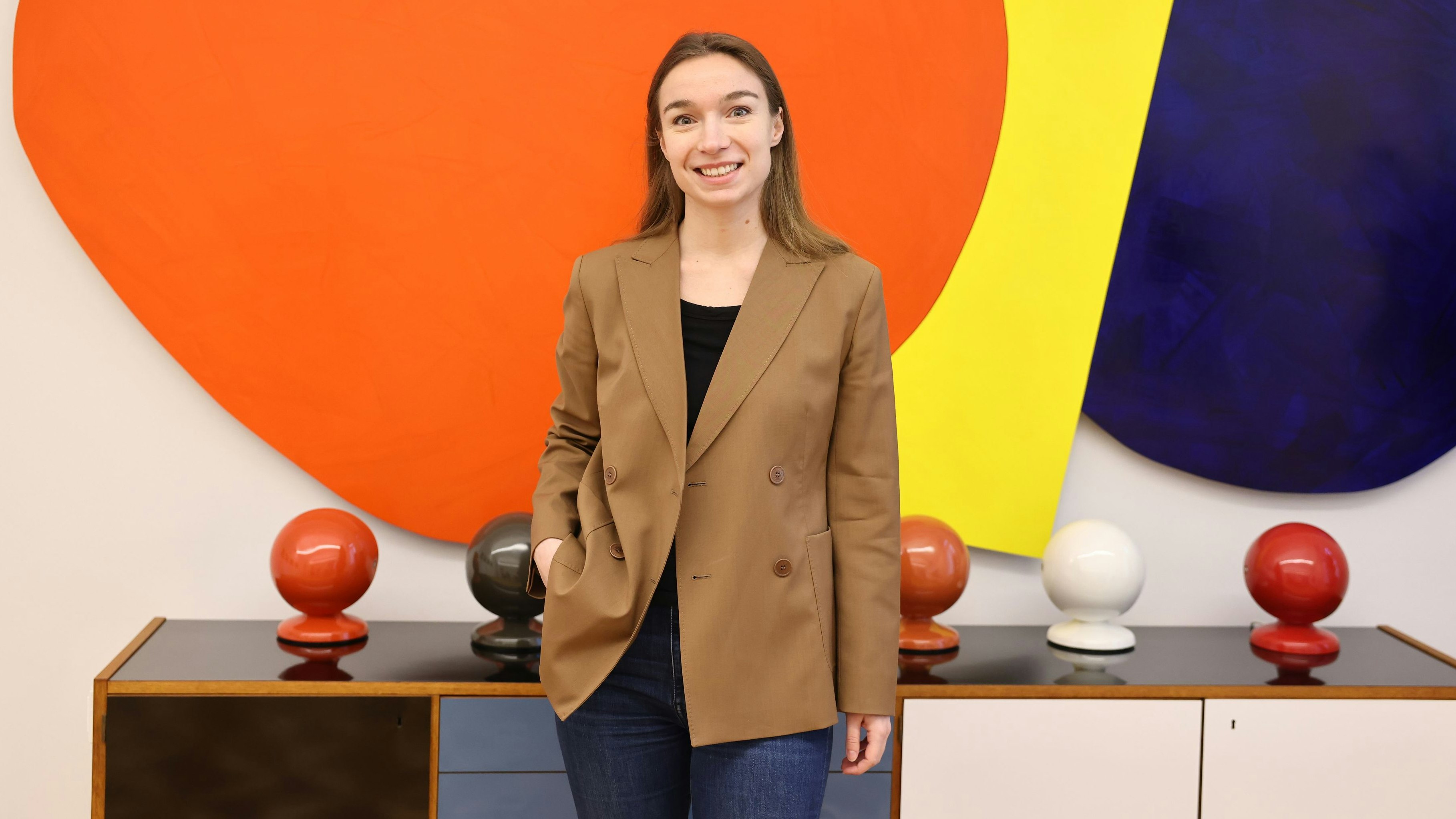 Sophie Wotschke (Neos) kam zum Interview ins "Heute'"-Studio.