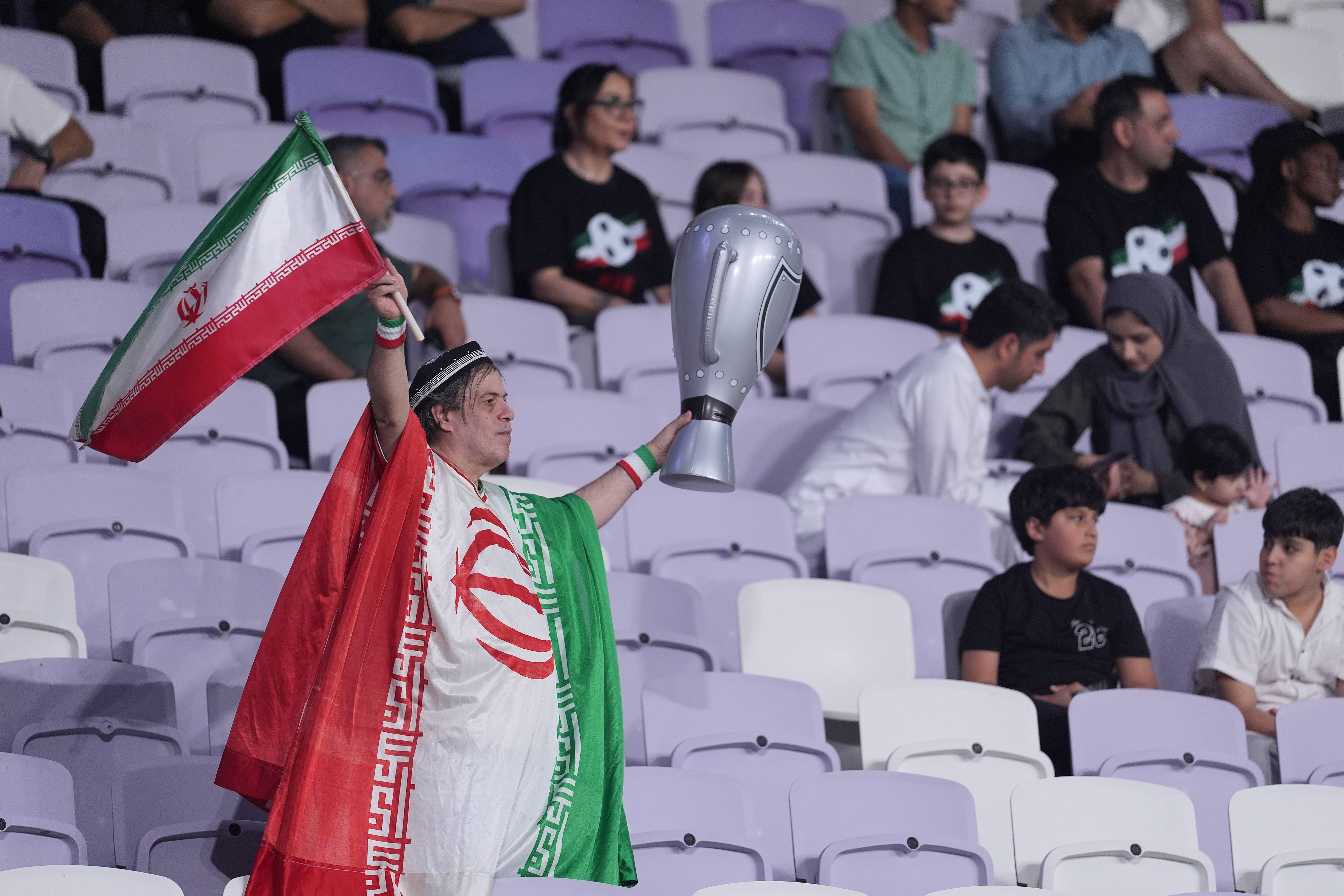 Irans Fußball-Fans werden bei der WM in den USA wohl fehlen.