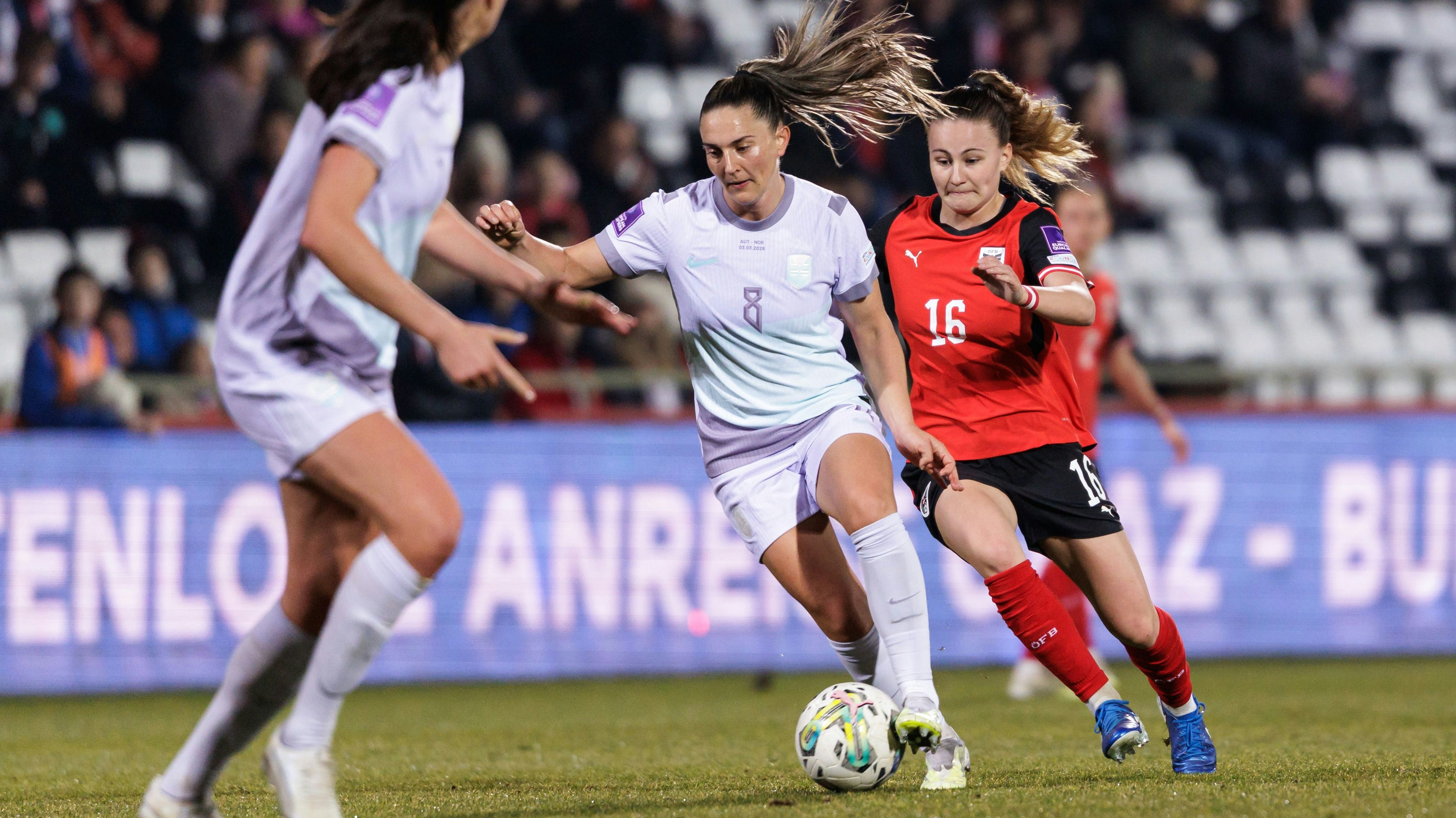 Norwegen schlägt das ÖFB-Team in der Südstadt