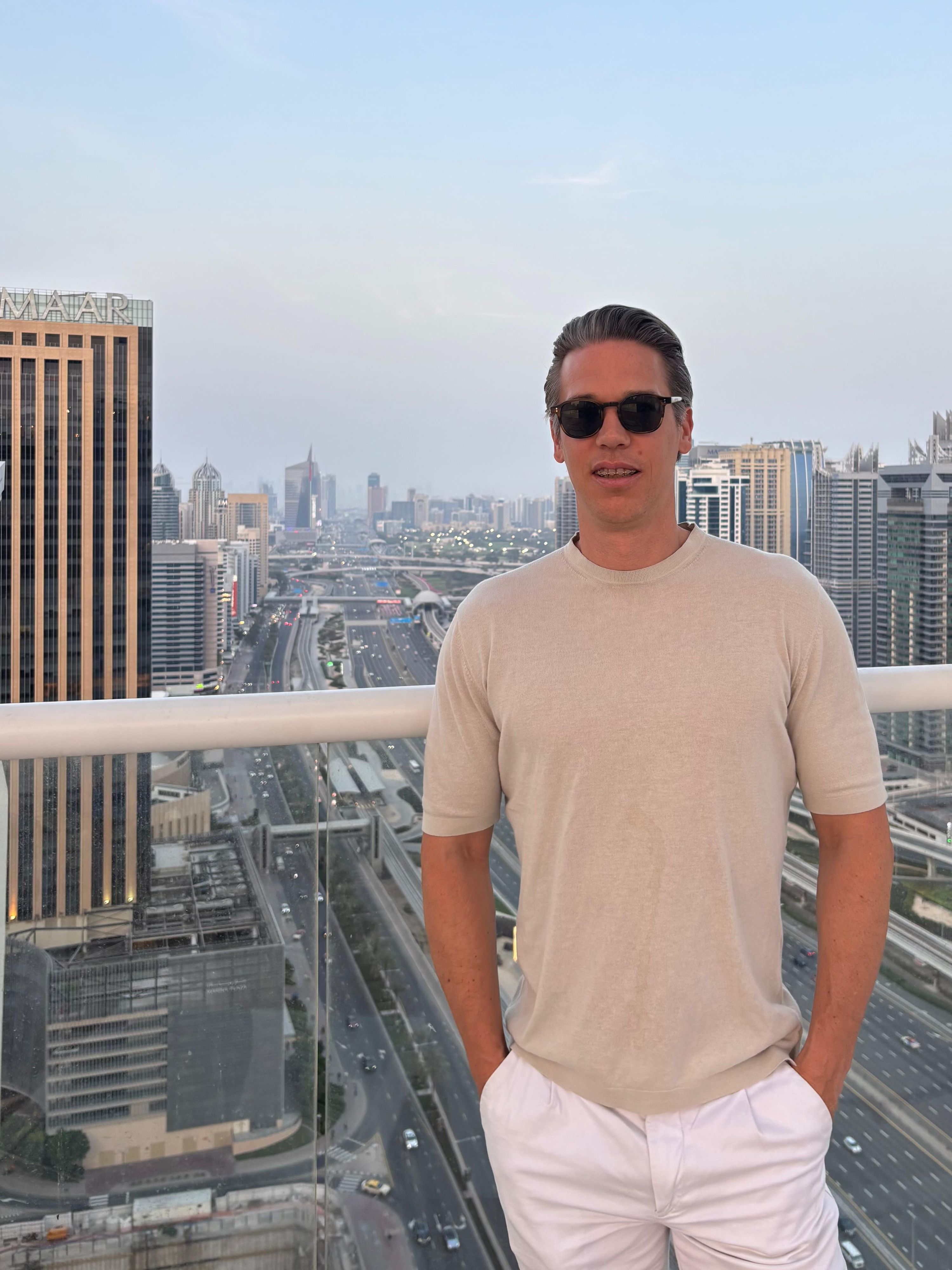 Roland Linz meldet sich aus Dubai