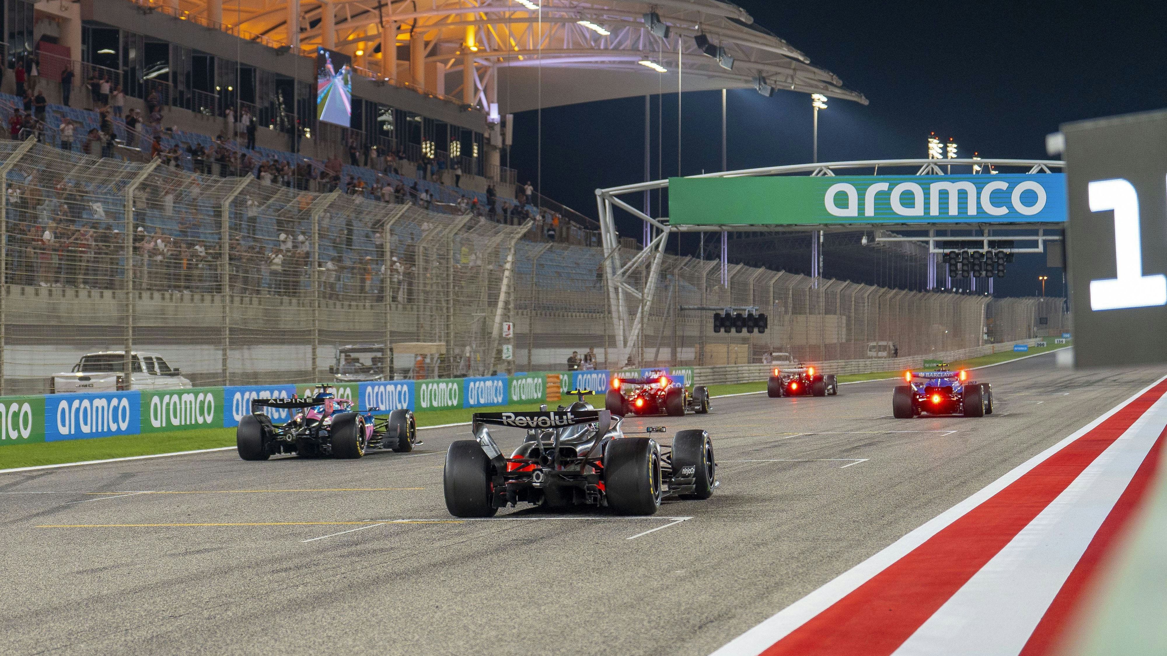 Die Formel-1-Testfahrten in Bahrain. 