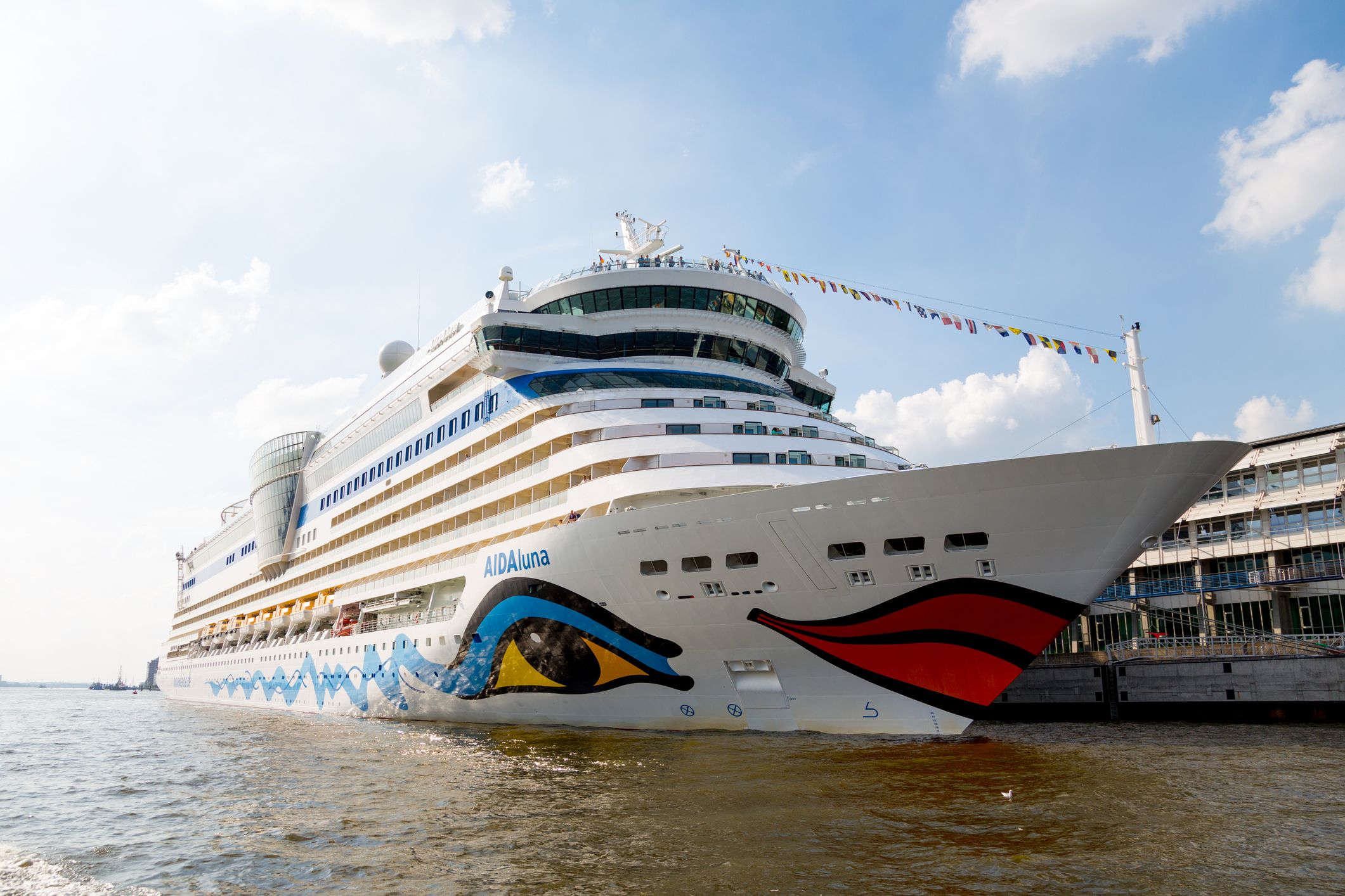Die AIDAluna musste den Hafen vorzeitig verlassen. Archivbild.
