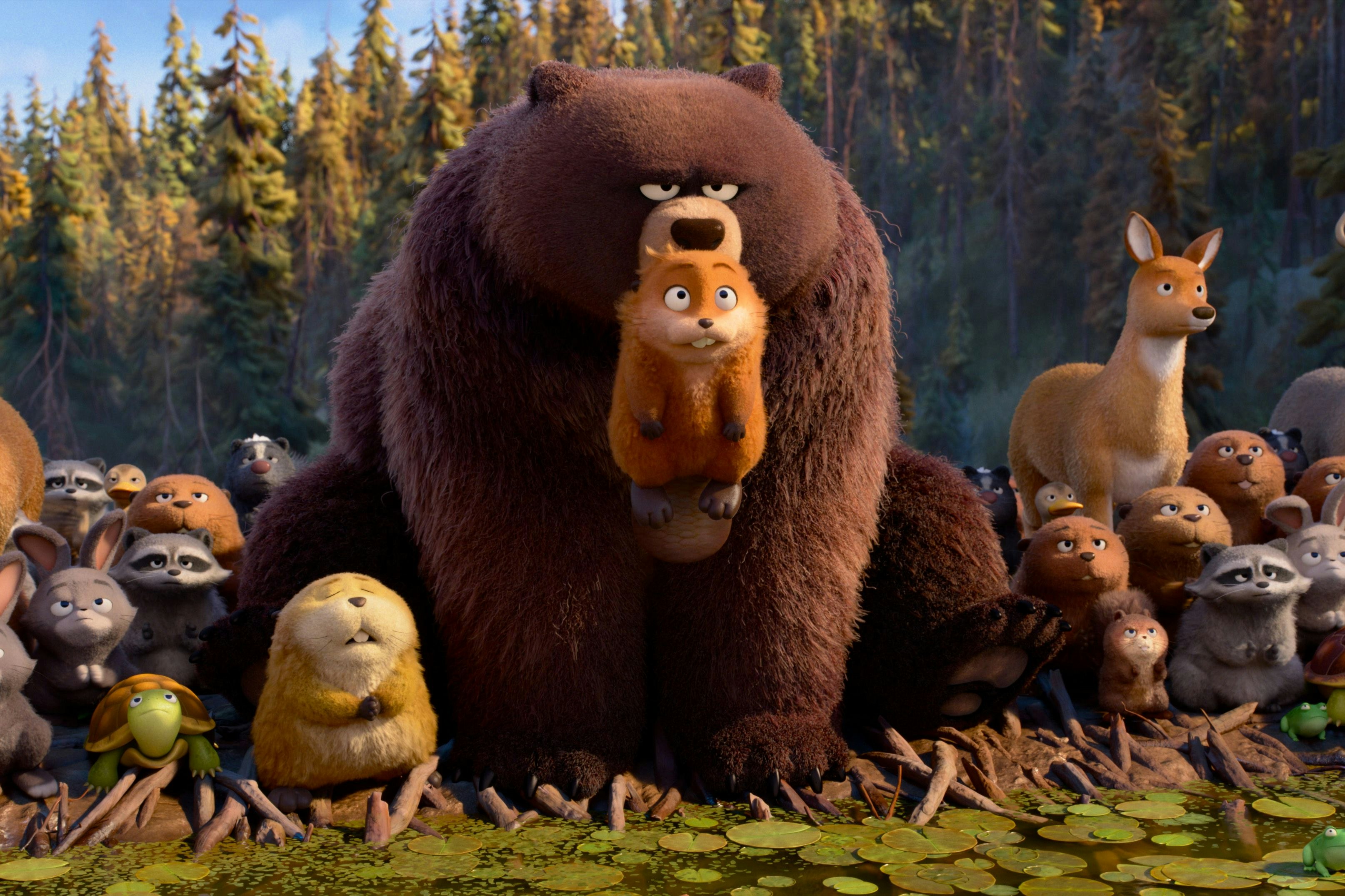 Der erste Auftritt des Roboter-Biebers mit dem Bewusstsein von Mabel im Reich der Tiere: "Hoppers"