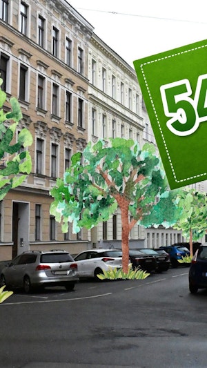 Staudgasse-Umbau in Wien-Währing: Für acht Bäume, Sitzbank und Brunnen investiert der Bezirk 547.000 Euro – Anrainer üben scharfe Kritik.