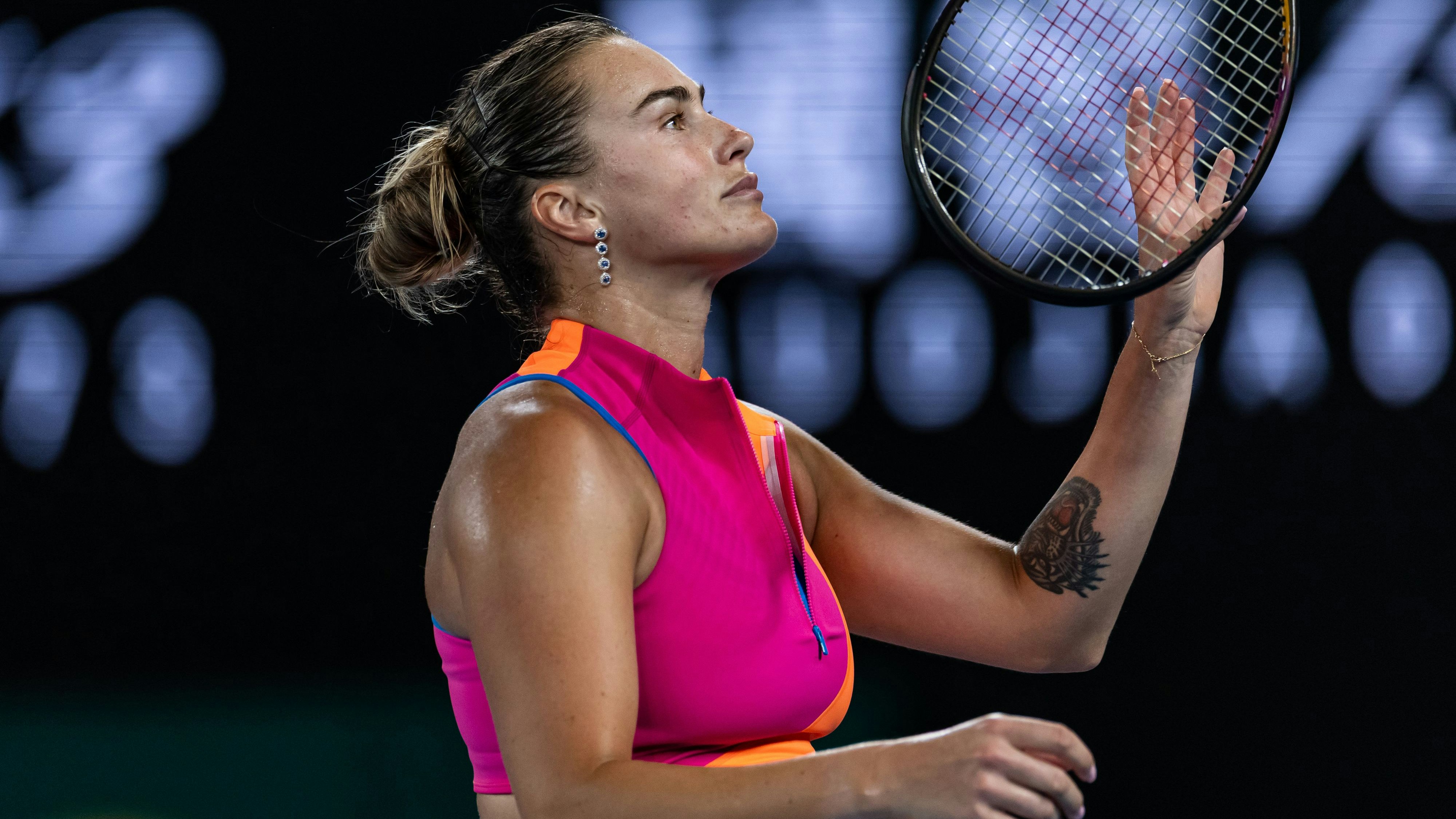 Die Tennis-Weltranglisten-Erste Aryna Sabalenka. 