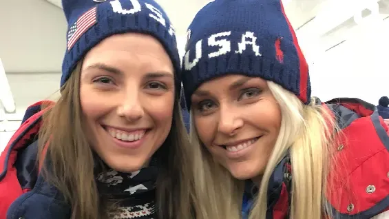Hilary Knigt und Lindsey Vonn.