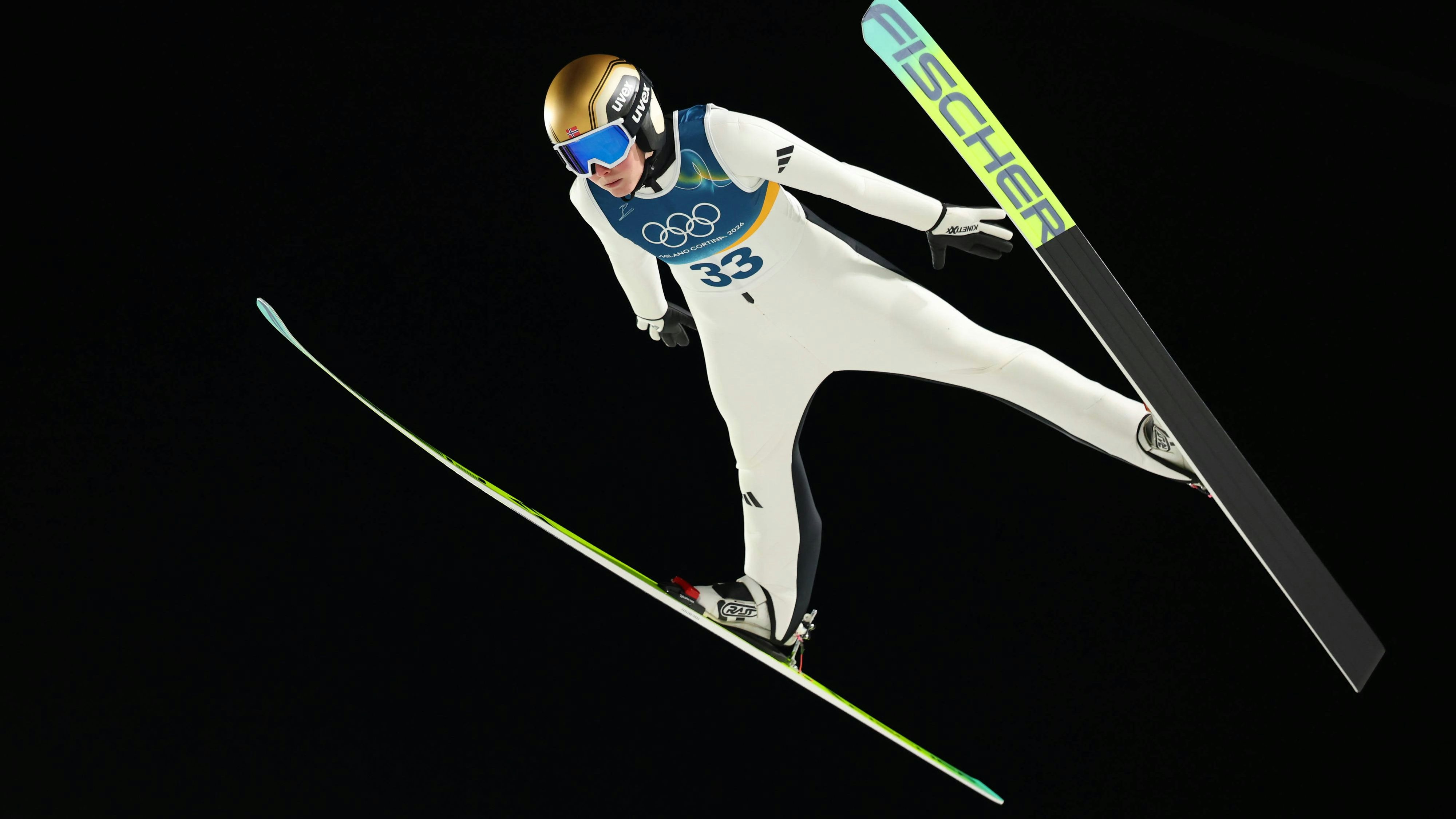OPSETH Silje NOR, FEBRUARY 15, 2026 - Ski jumping, Skispringen, Ski, nordisch : Women s Individual Large Hill during the Milano Cortina 2026 Olympic Winter games, Winterspiele,Spiele, Summer games at Predazzo Ski Jumping Stadium in Predazzo, Italy. Noxthirdxpartyxsales PUBLICATIONxNOTxINxJPN aflo_320081316