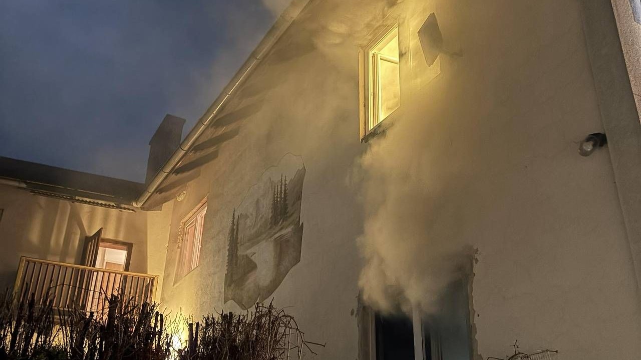 Brand in Glaubendorf in der Gemeinde Heldenberg (Bezirk Hollabrunn) 