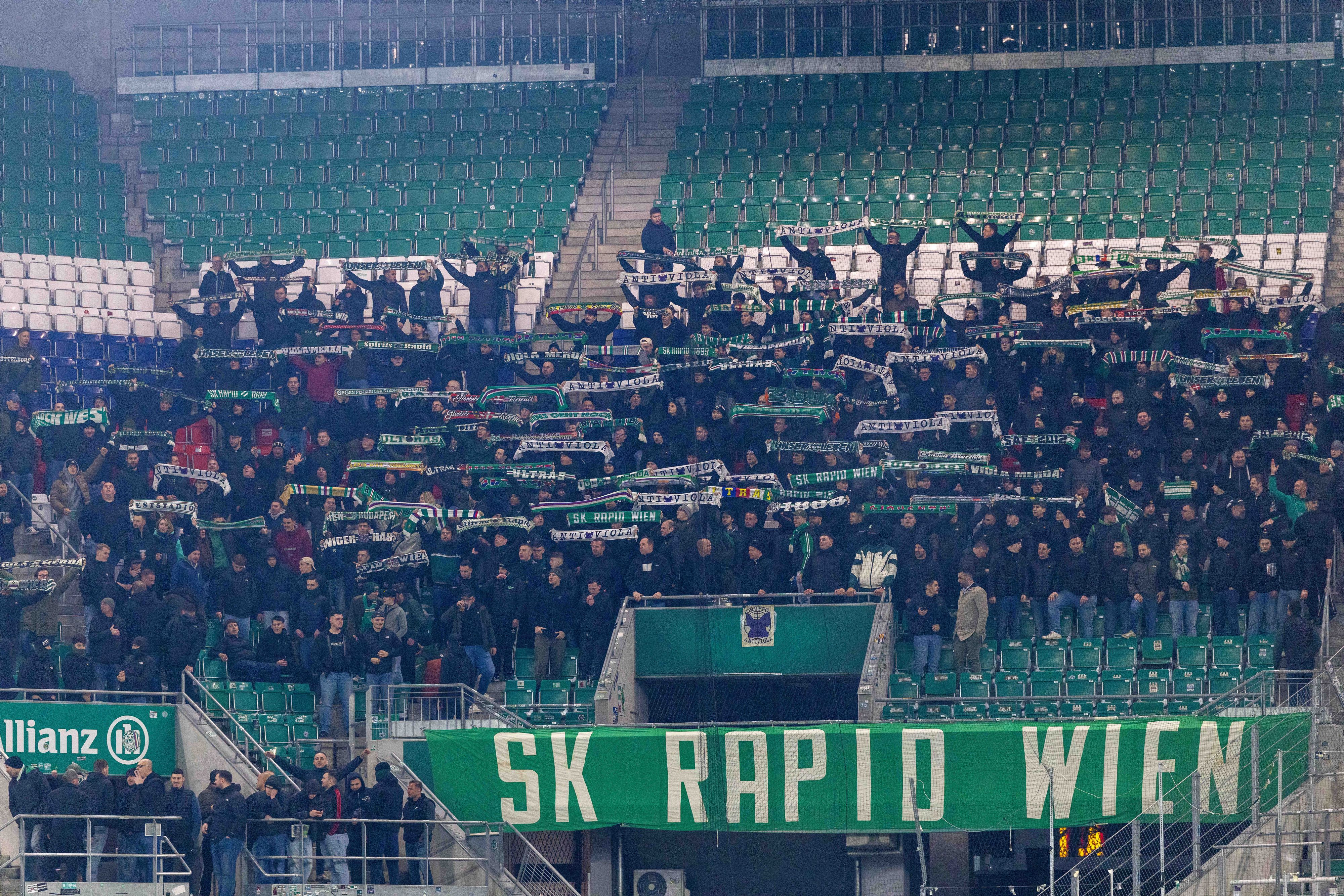 Die Fans von Rapid.