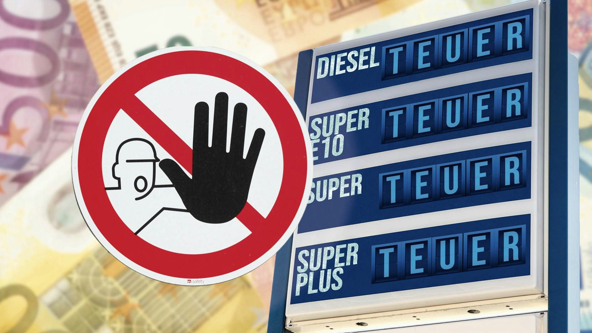 Gewerkschaft fordert von Regierung Preisbremse an den Zapfsäulen.