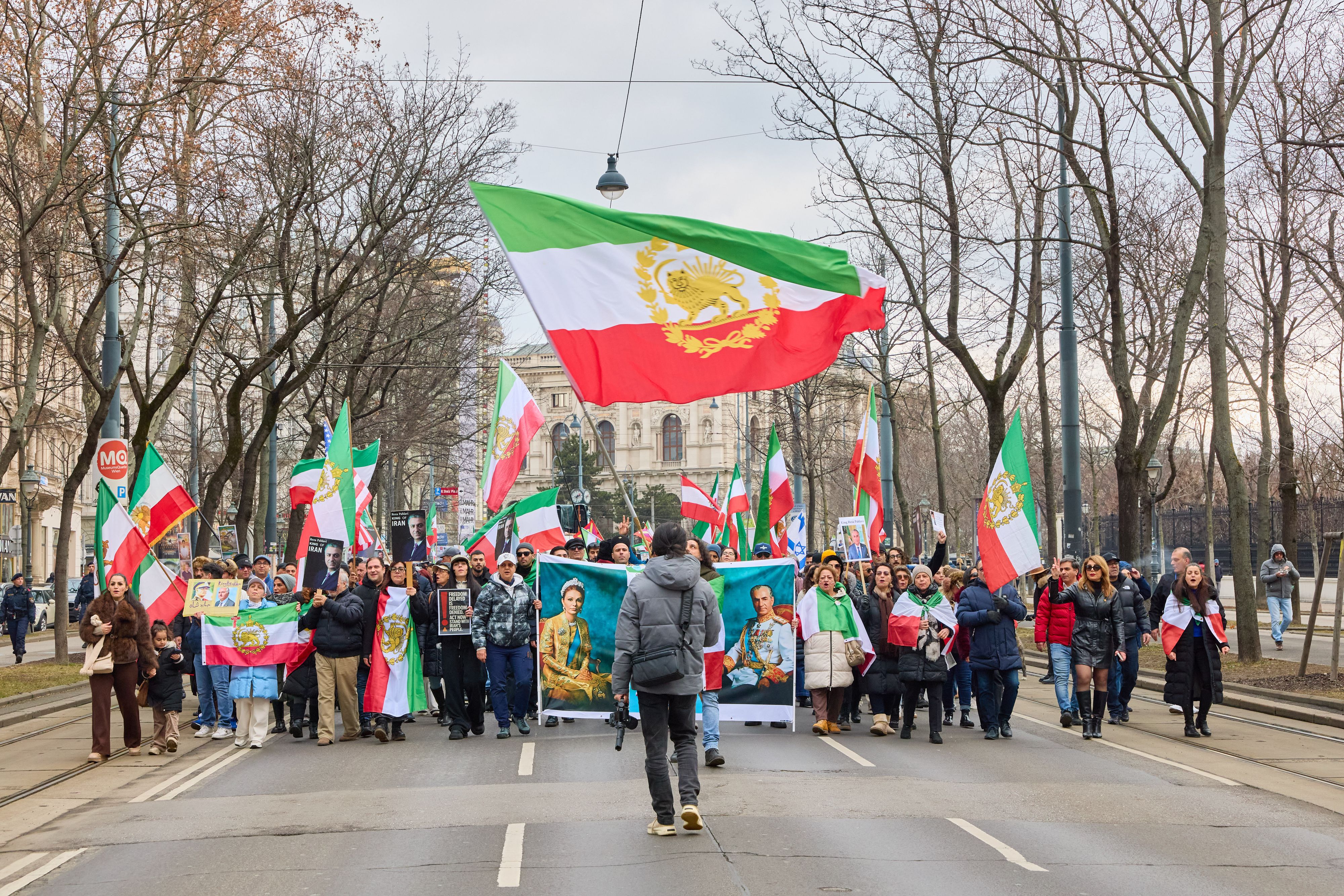 Am Wochenende wird eine Iran-Demo durch die Wiener City ziehen. Symbolbild. Archivbild. 