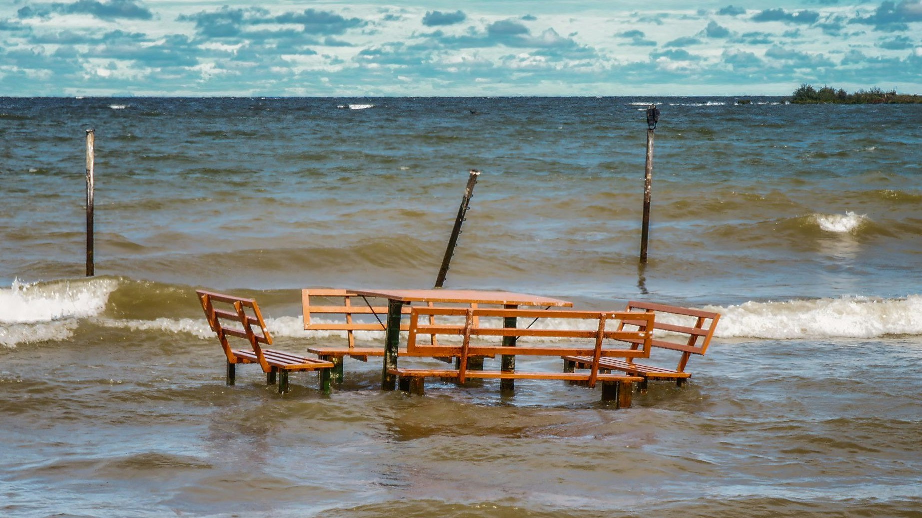 Lake Victoria deserted beach near Entebbe, Uganda