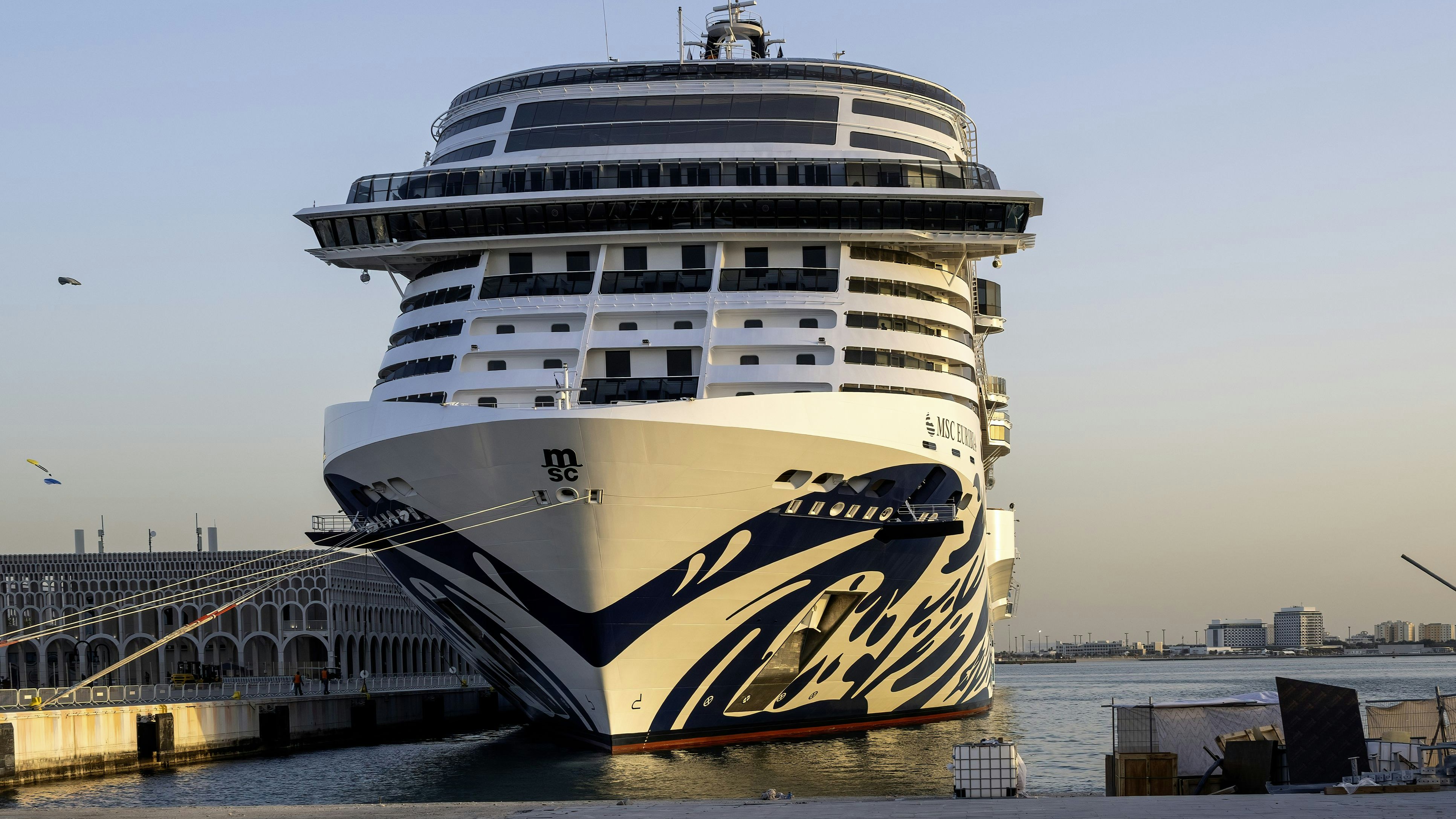 Die MSC Euribia sitzt in der Golfregion fest.  Archivbild. 