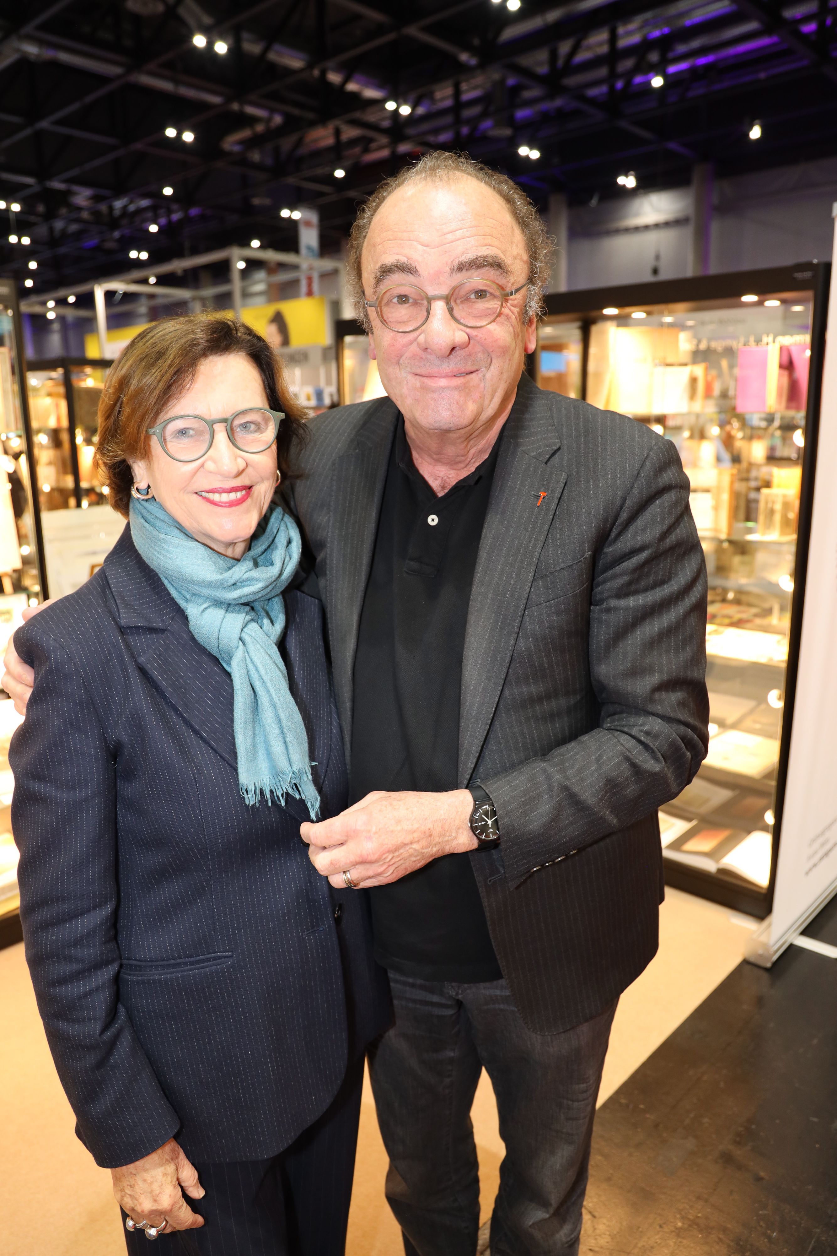 Robert Menasse 2025 auf der Buch Wien mit seiner Frau Elisabeth