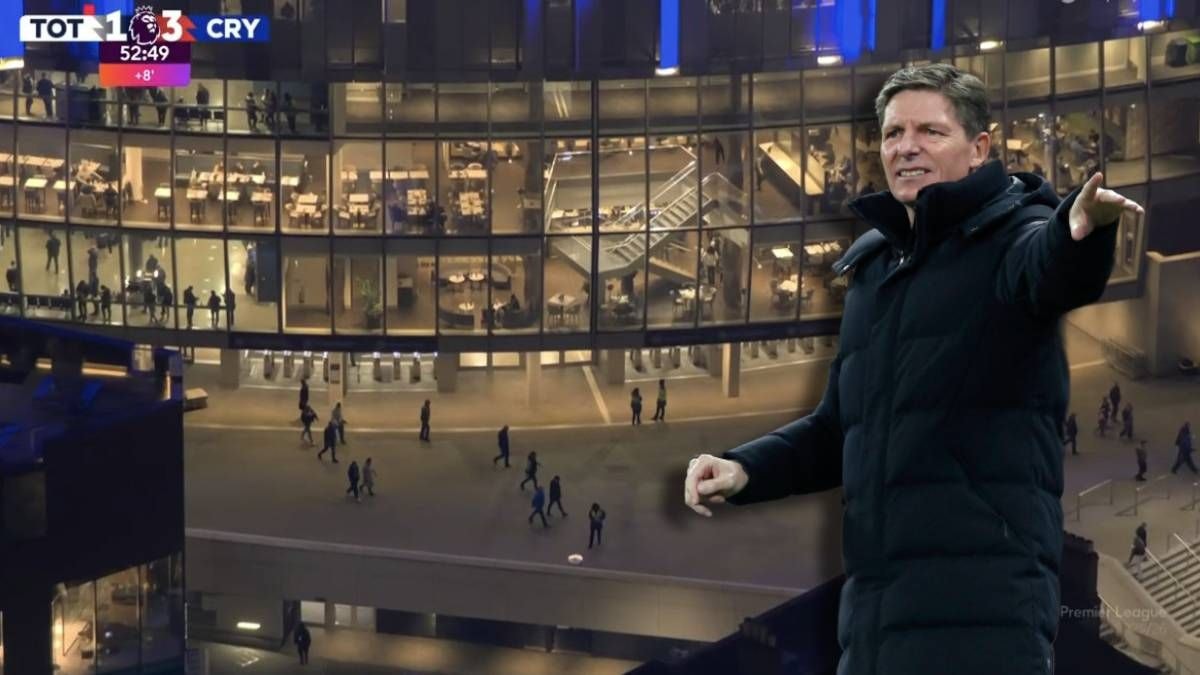 Tottenham-Fans haben vor der Halbzeitpause das Stadion verlassen, Crystal Palace und Oliver Glasner jubelten. 