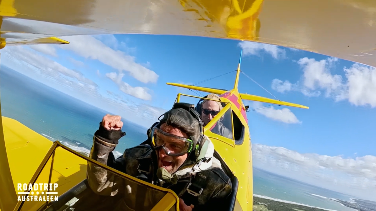 Alexander Kumptner stürzte bei dem Flug beinahe ab
