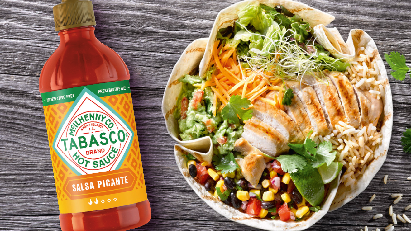 Dank ihrer dickflüssigen Konsistenz passt die Tabasco Salsa Picante Sauce hervorragend zu Tacos, Burritos, Nachos, Wraps oder Guacamole.