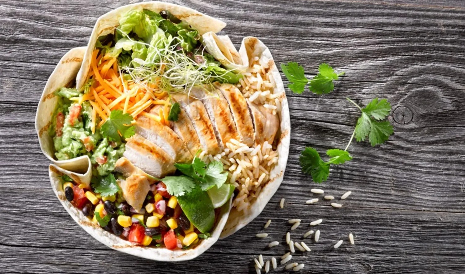 Spicy Chicken Burrito Bowl