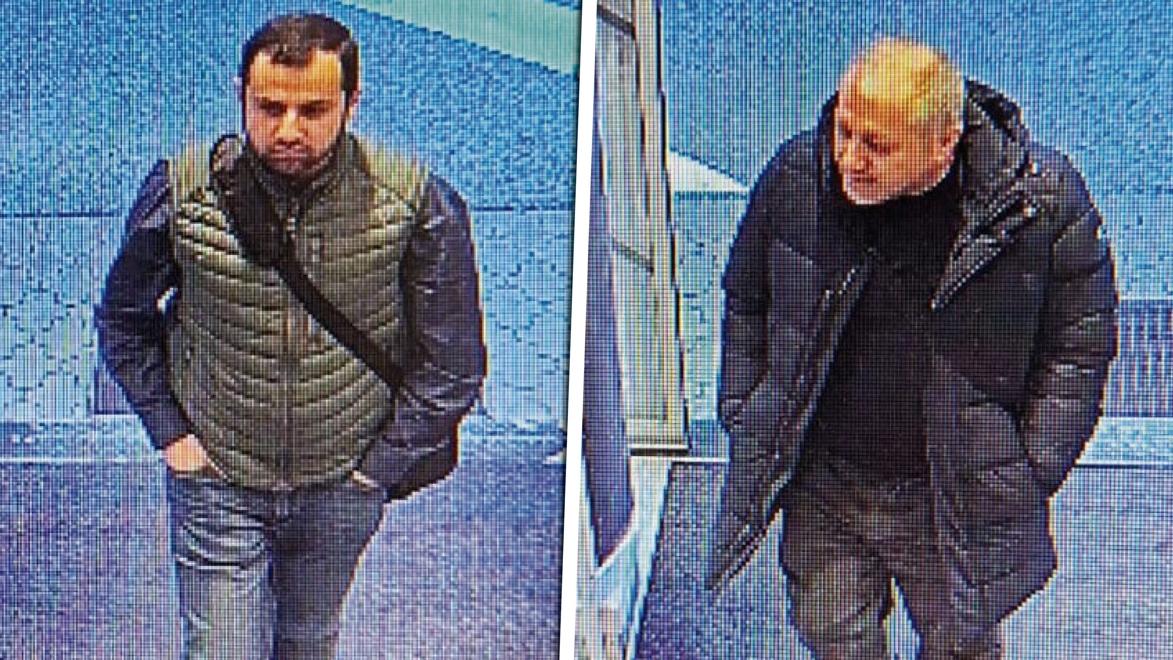 Die Männer werden verdächtigt, Waren aus zwei Drogerien gestohlen zu haben.