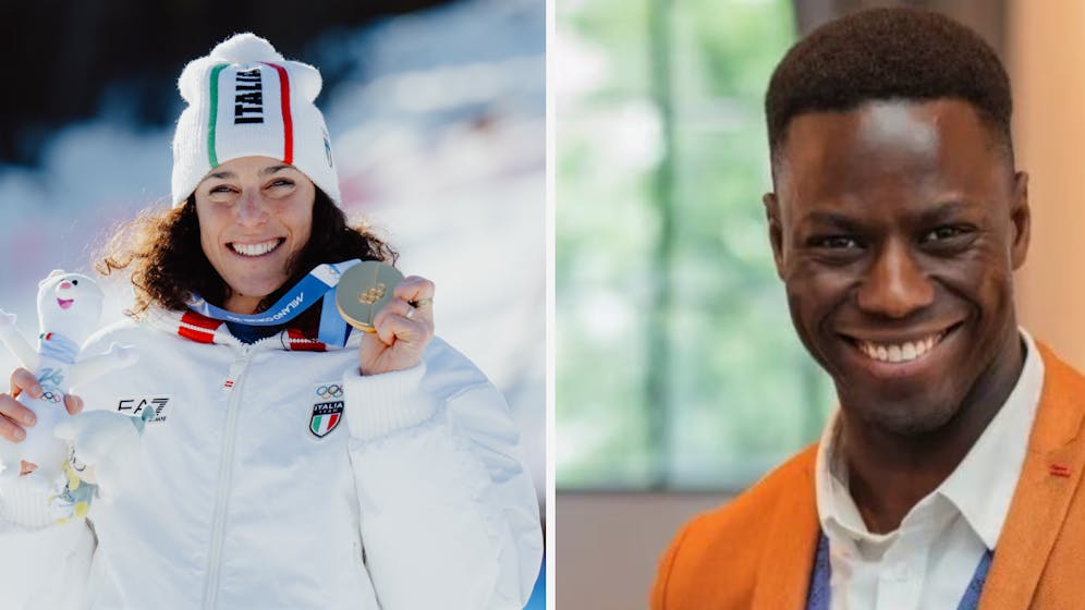 Federica Brignone mit ihrem neuen Freund.