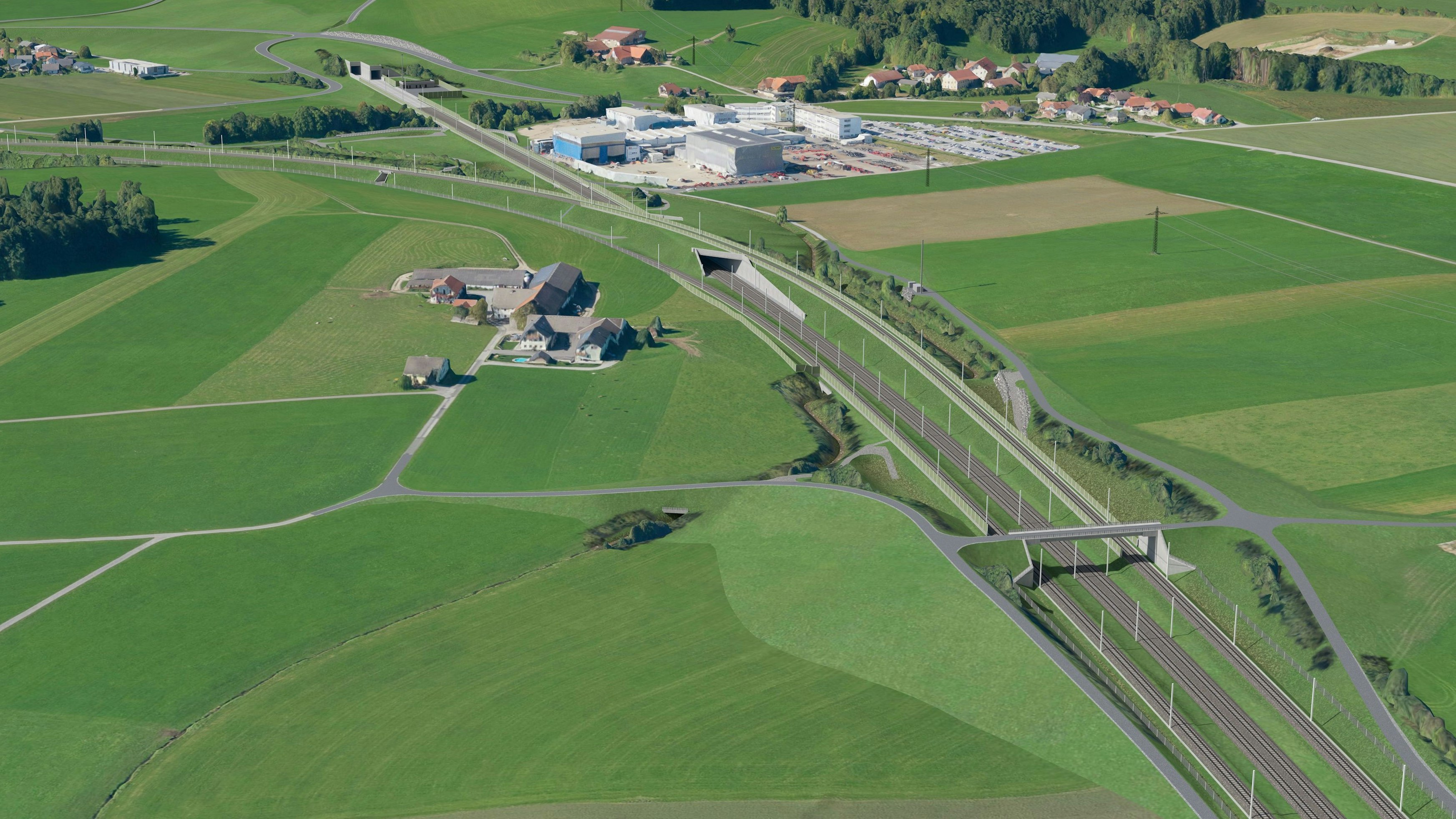 Ein Großteil der Strecke soll als Tunnel geführt werden. 