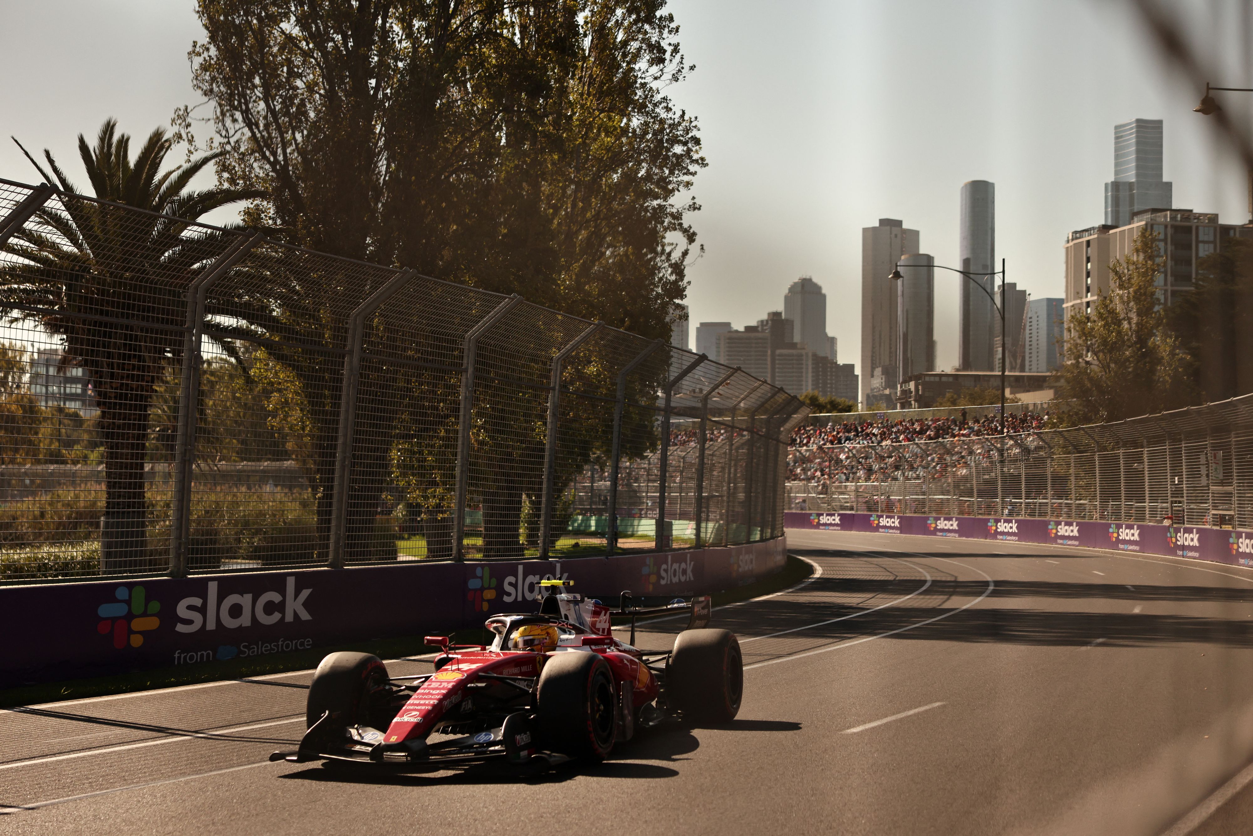 Lewis Hamilton fuhr nach Ferrari-Teamkollege Chalres Leclerc die schnellste Runde. 